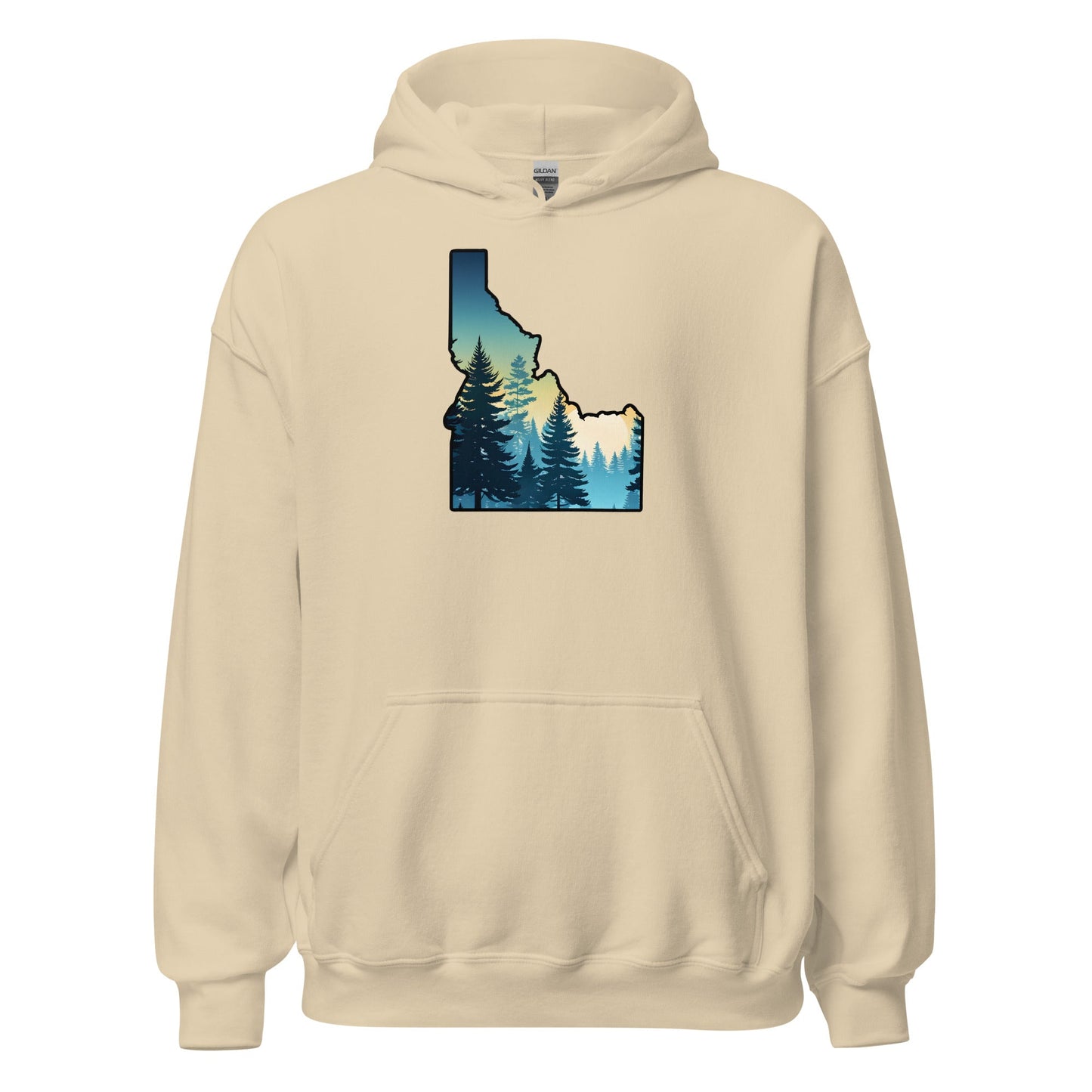 Idaho Sunset Forest Men's (Unisex) Hoodie - Hoodies - Discovery Co.