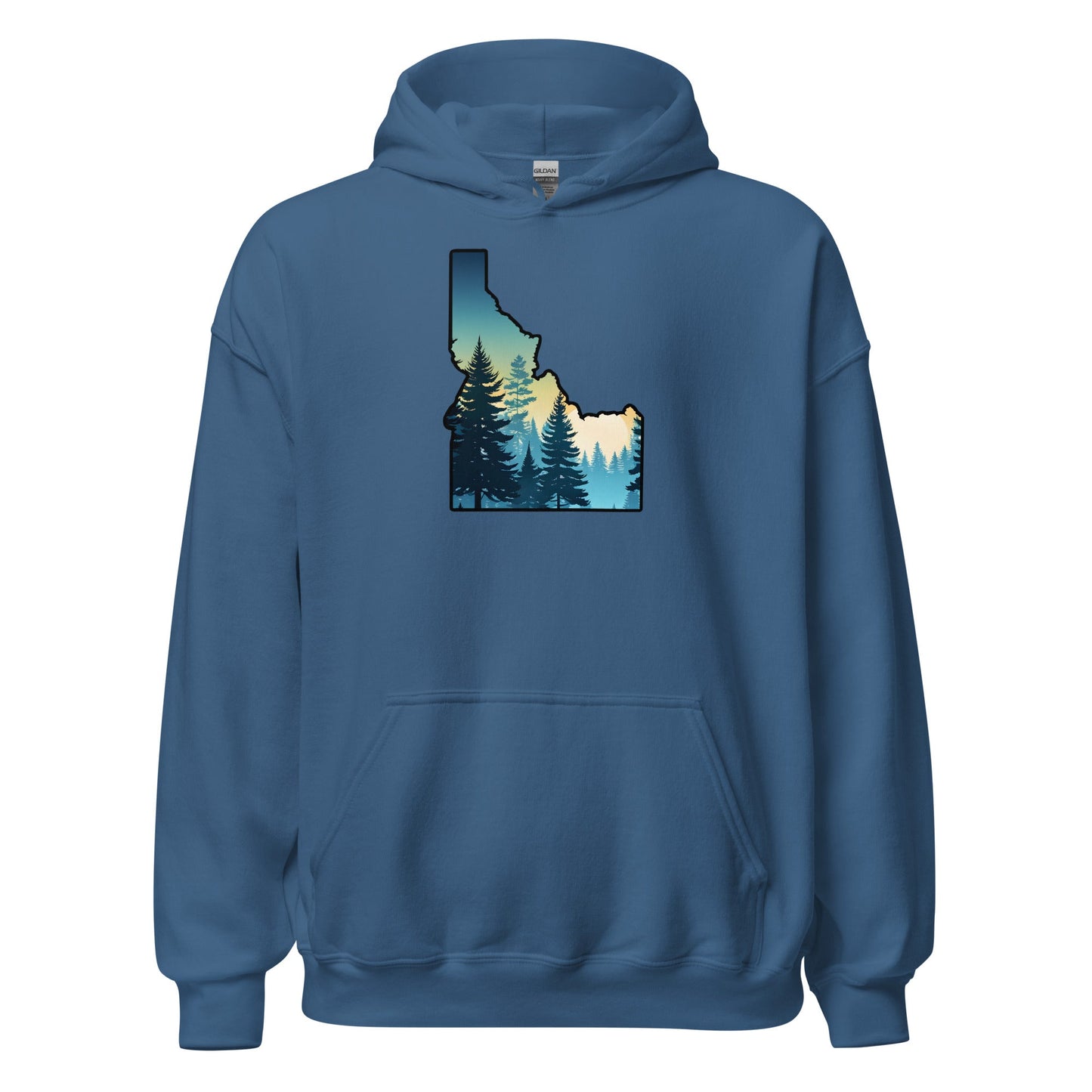 Idaho Sunset Forest Men's (Unisex) Hoodie - Hoodies - Discovery Co.