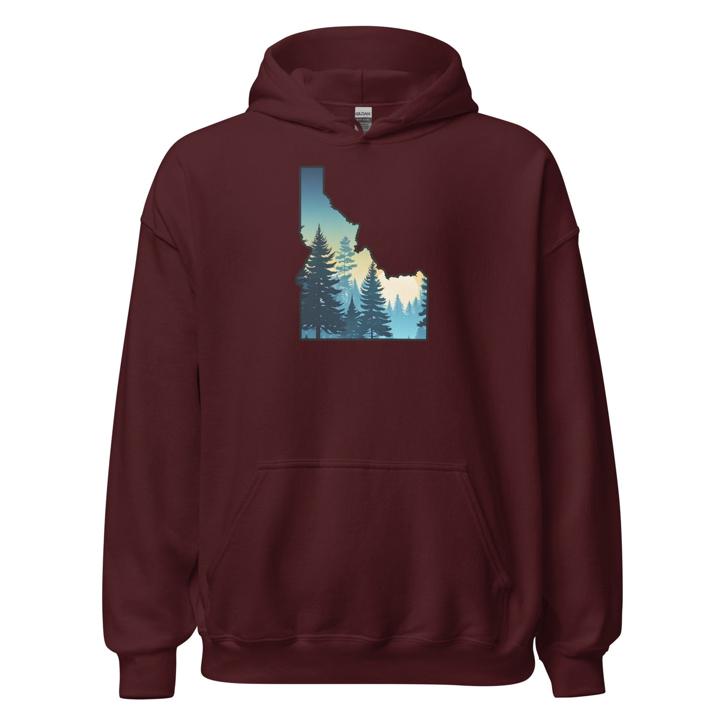 Idaho Sunset Forest Men's (Unisex) Hoodie - Hoodies - Discovery Co.