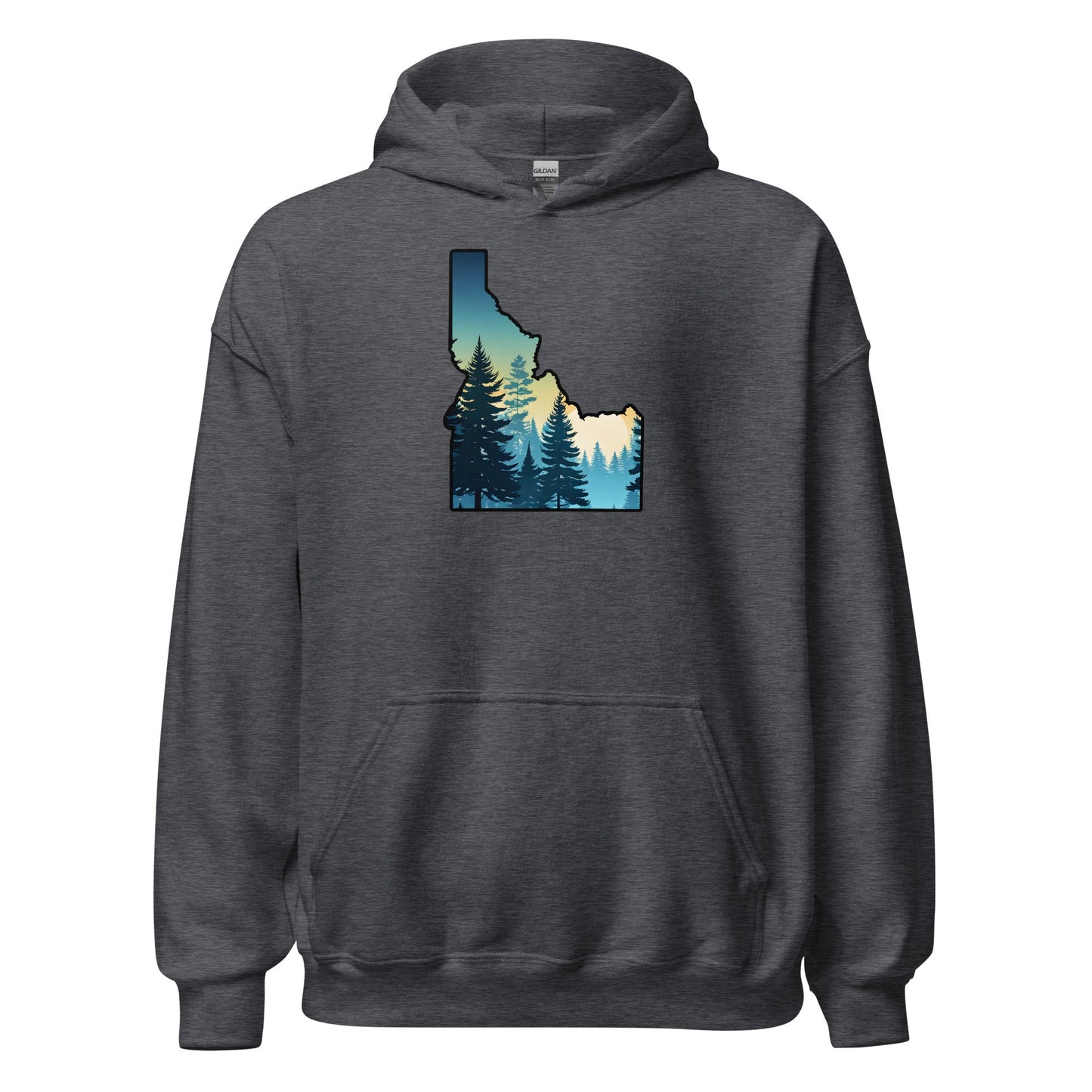 Idaho Sunset Forest Men's (Unisex) Hoodie - Hoodies - Discovery Co.
