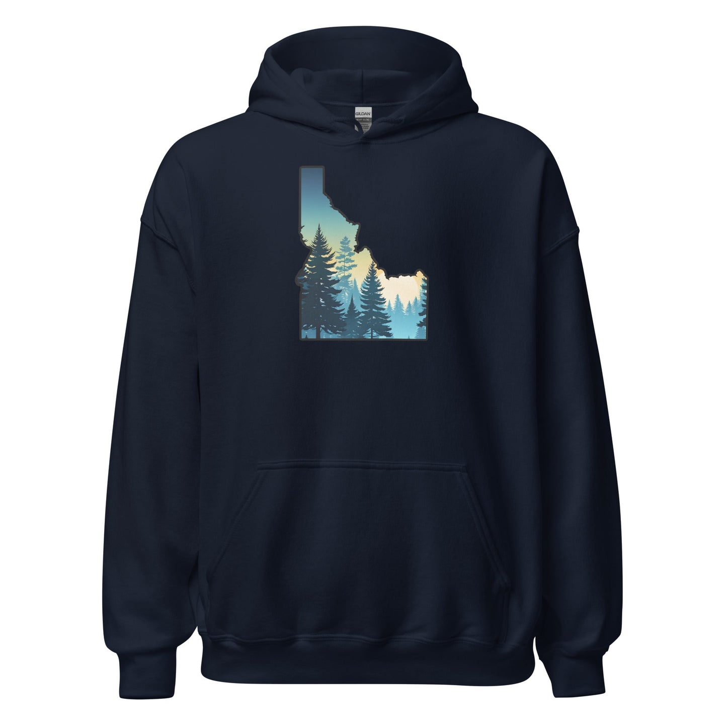 Idaho Sunset Forest Men's (Unisex) Hoodie - Hoodies - Discovery Co.