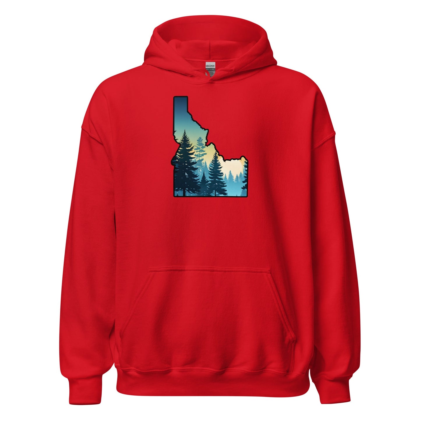 Idaho Sunset Forest Men's (Unisex) Hoodie - Hoodies - Discovery Co.