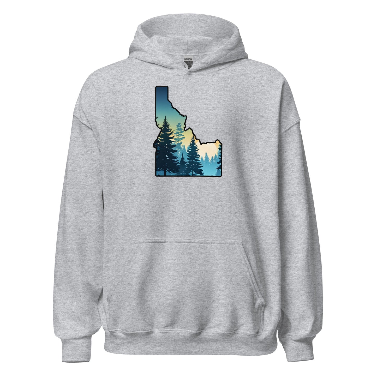 Idaho Sunset Forest Men's (Unisex) Hoodie - Hoodies - Discovery Co.