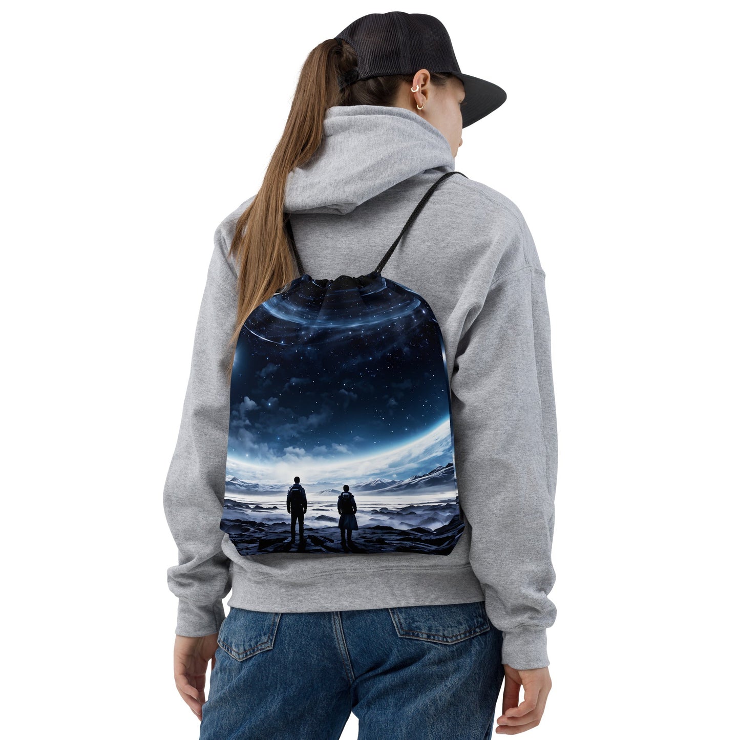 Interstellar II Drawstring Bag - Drawstring Bag - Discovery Co.
