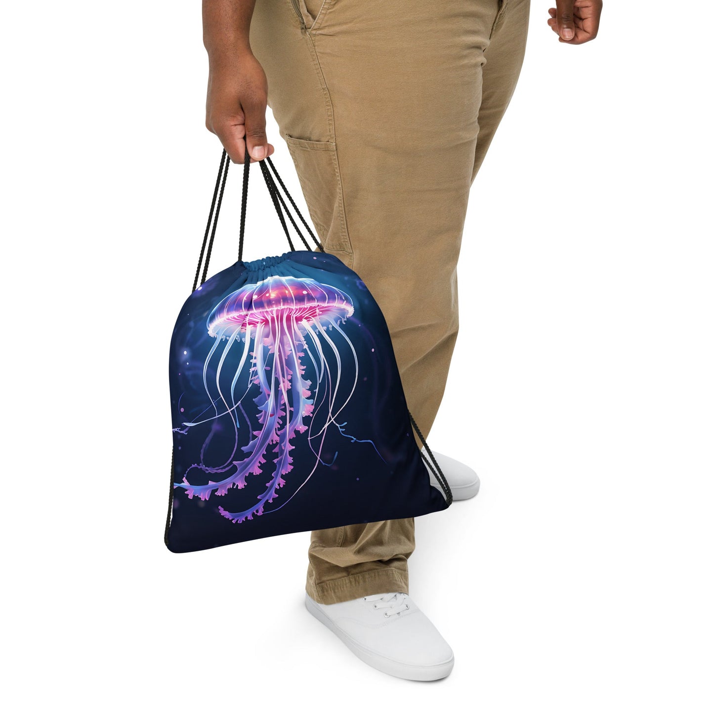Jellyfish Drawstring Bag - Drawstring Bag - Discovery Co.