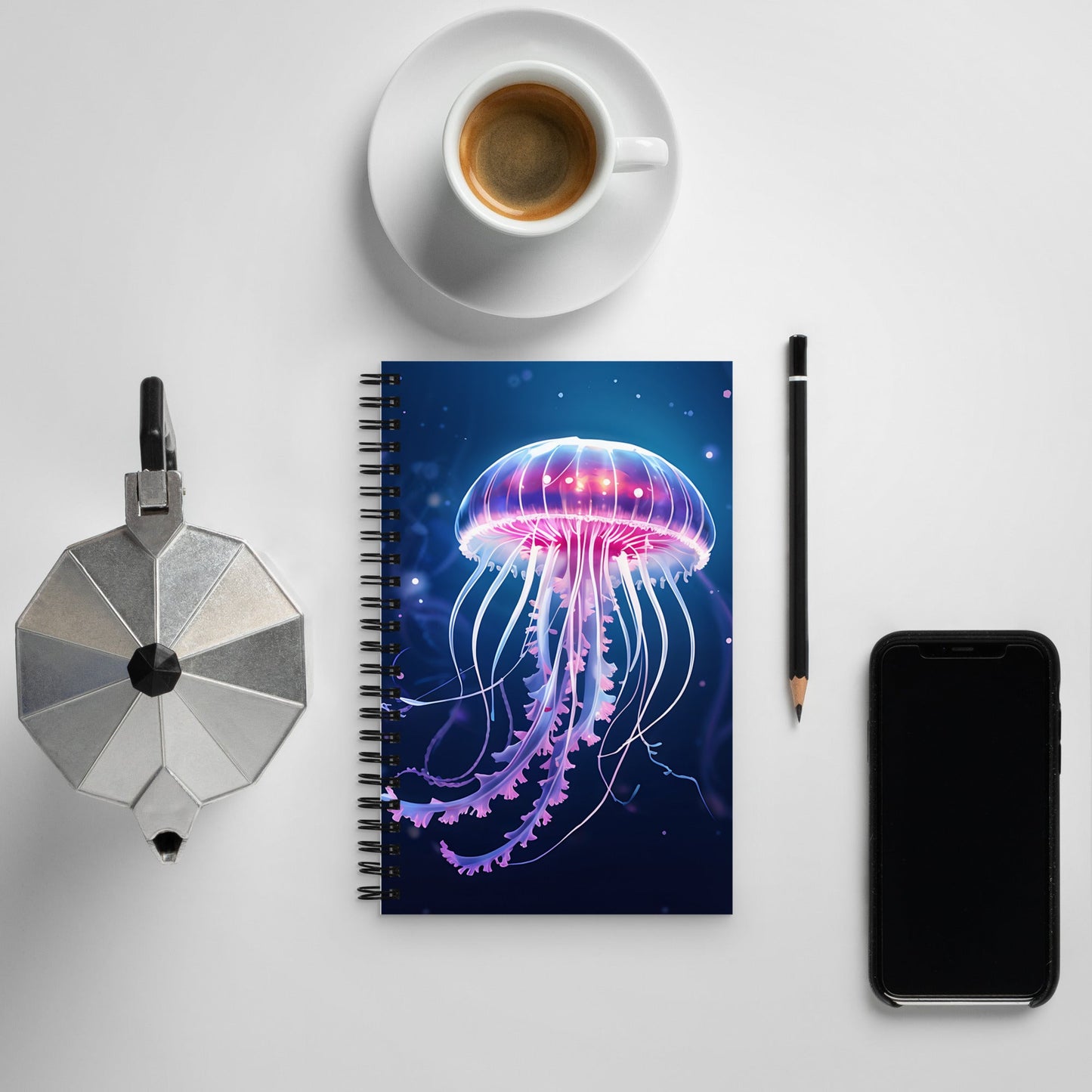 Jellyfish Spiral Notebook - Spiral Notebooks - Discovery Co.