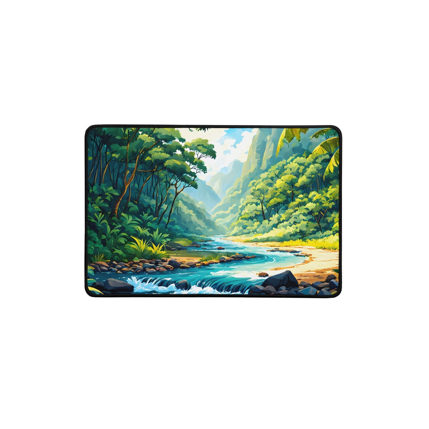 Jungle River II Desk Mat - Mouse Pads - Discovery Co.