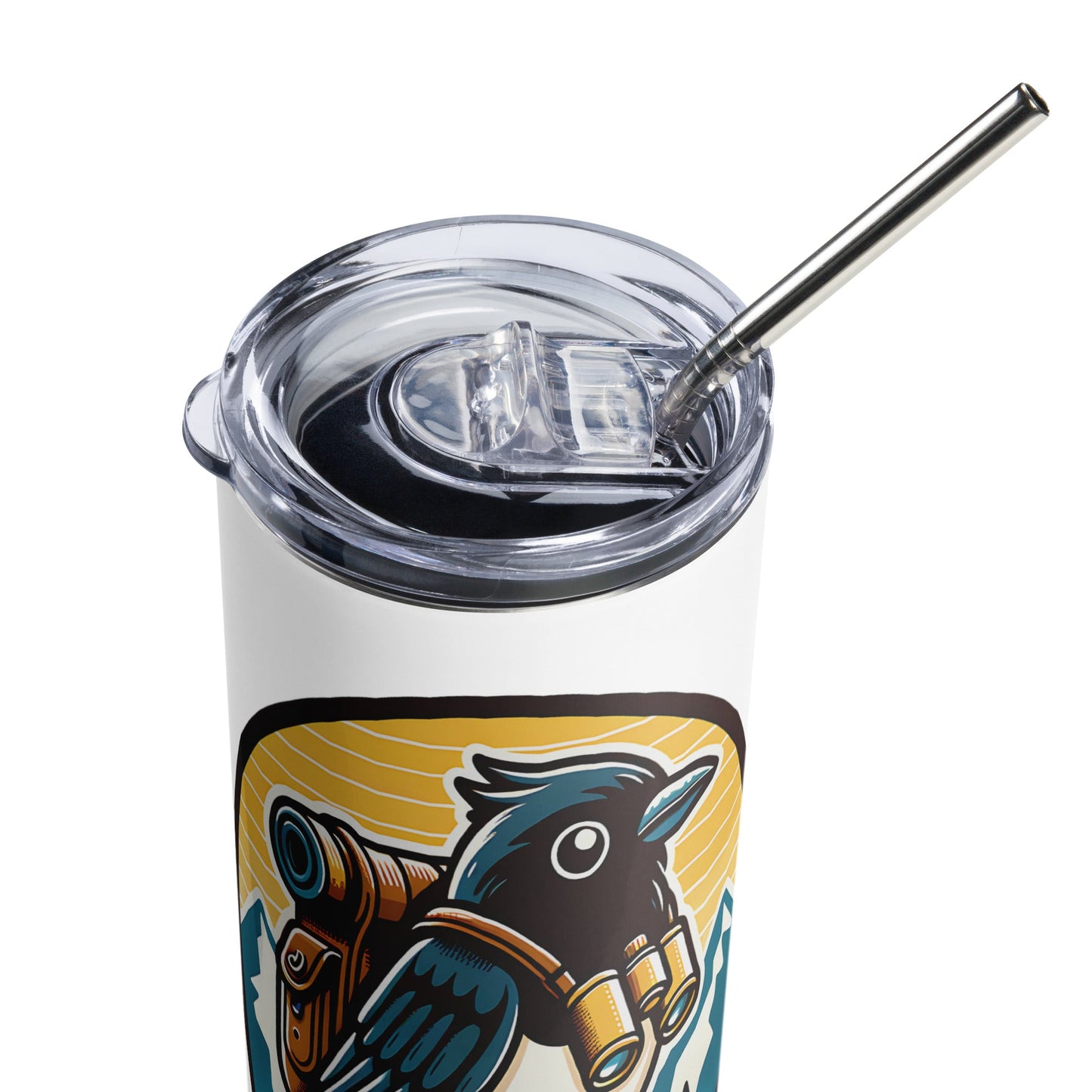 Just A Bird In The World Stainless Steel Tumbler - Steel Tumbler - Discovery Co.