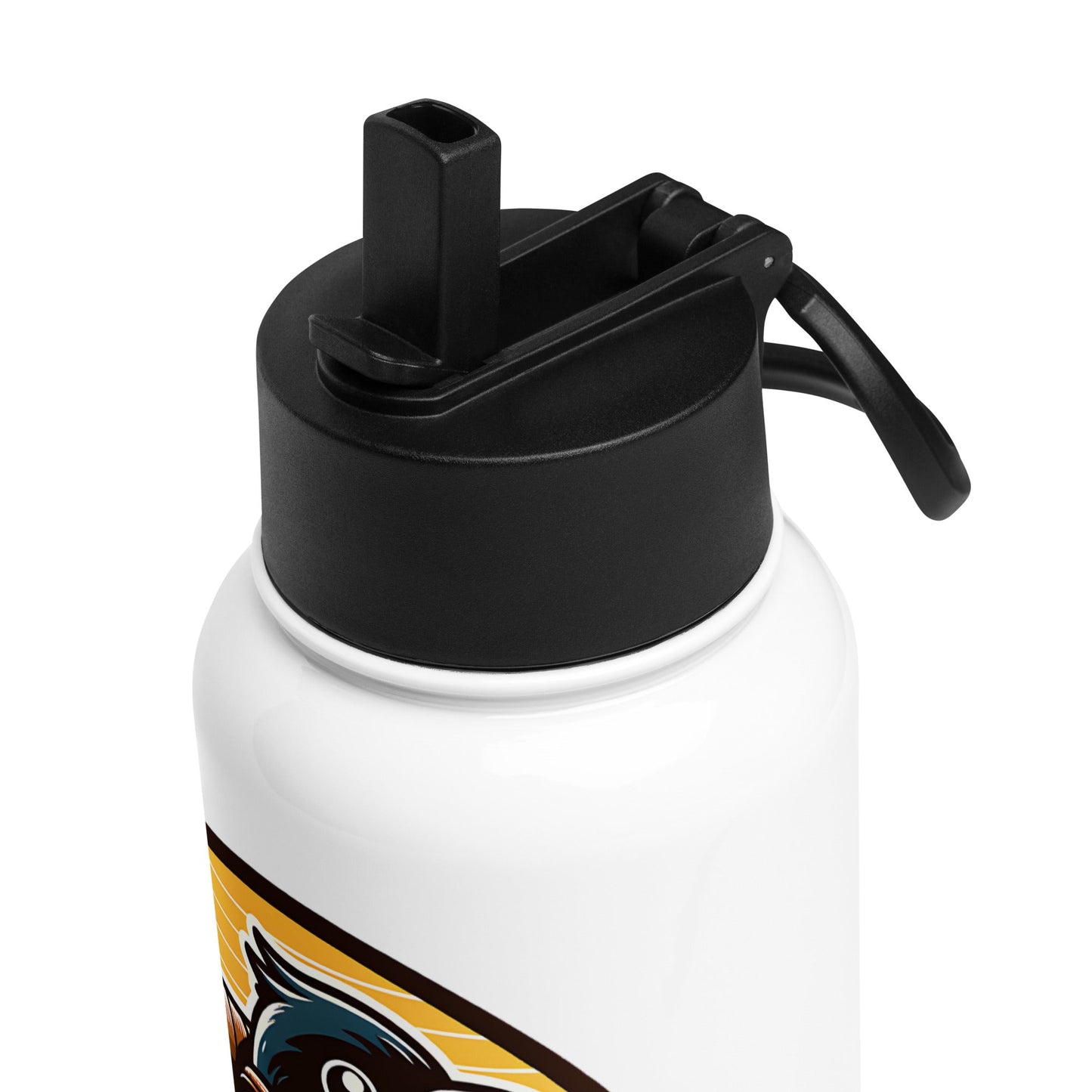 Just A Bird In The World Stainless Steel Water Bottle With Straw Lid - Stainless Steel Water Bottle With Straw Lid - Discovery Co.