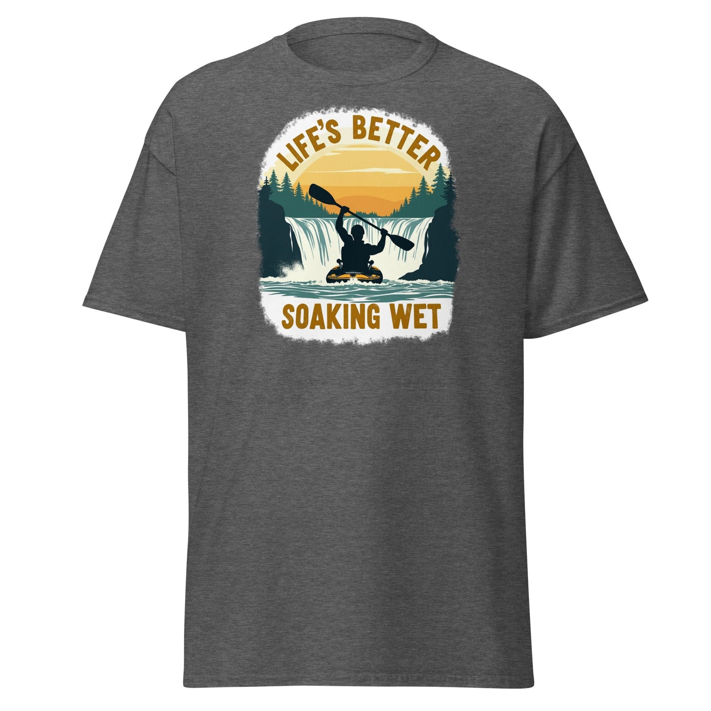 Kayaking "Life's Better Soaking Wet" Women's (Unisex) Classic Tee - Women's Shirts - Discovery Co.