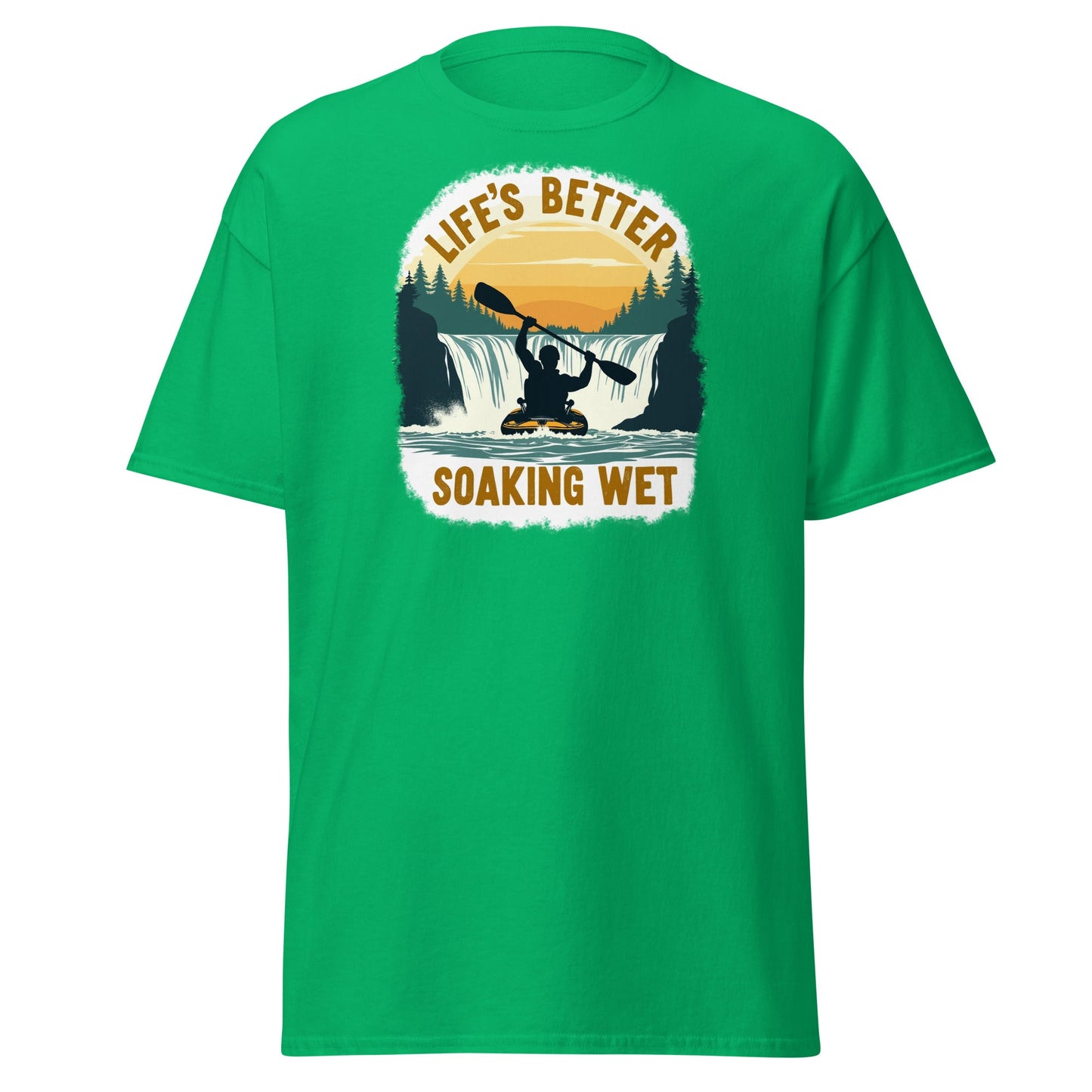 Kayaking "Life's Better Soaking Wet" Women's (Unisex) Classic Tee - Women's Shirts - Discovery Co.