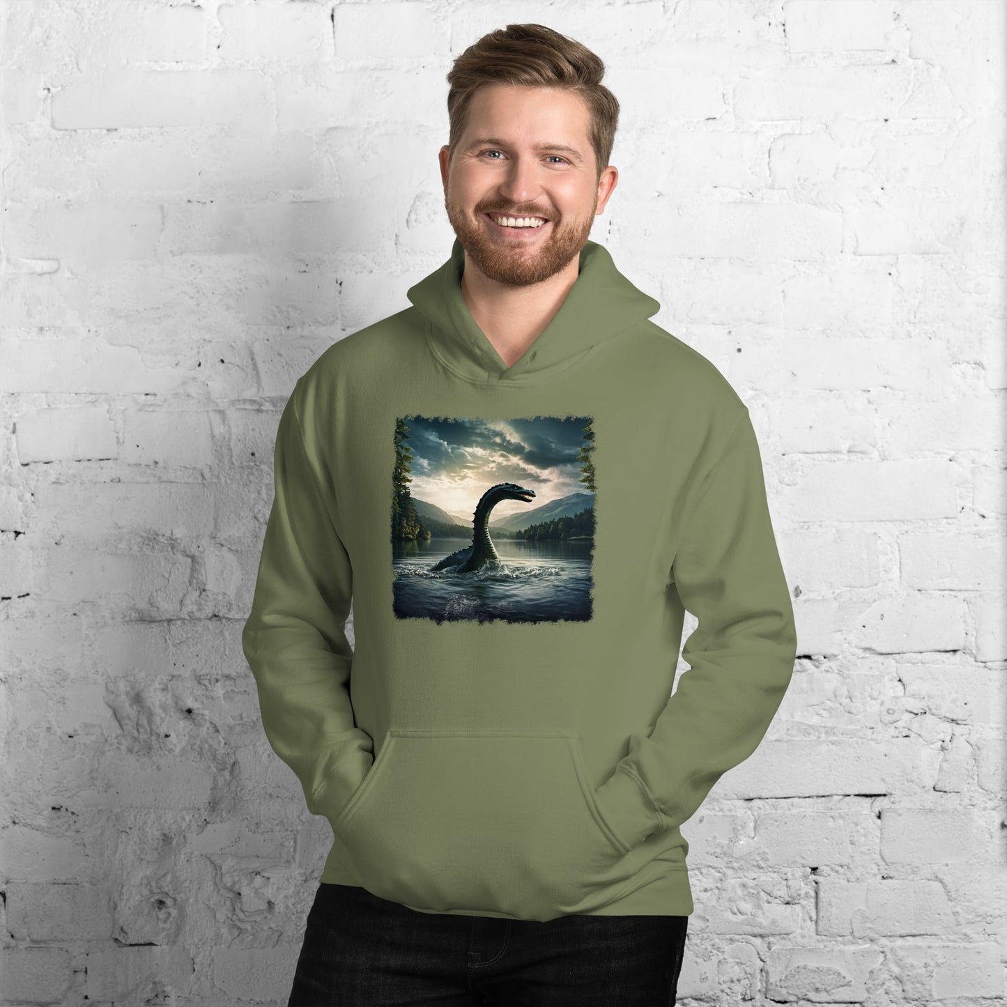 Lake Monster Men's (Unisex) Hoodie - Hoodies - Discovery Co.