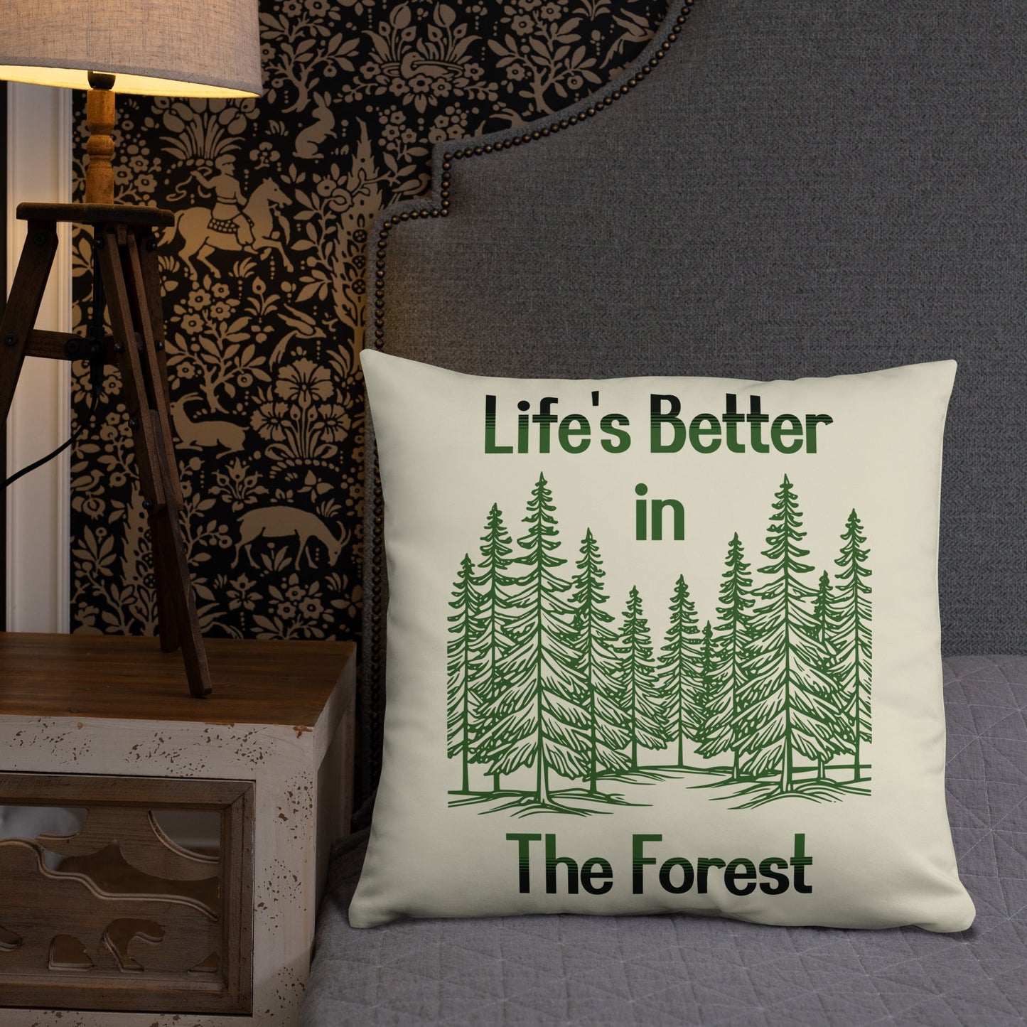 Life's Better In The Forest Basic Pillow - Pillows - Discovery Co.