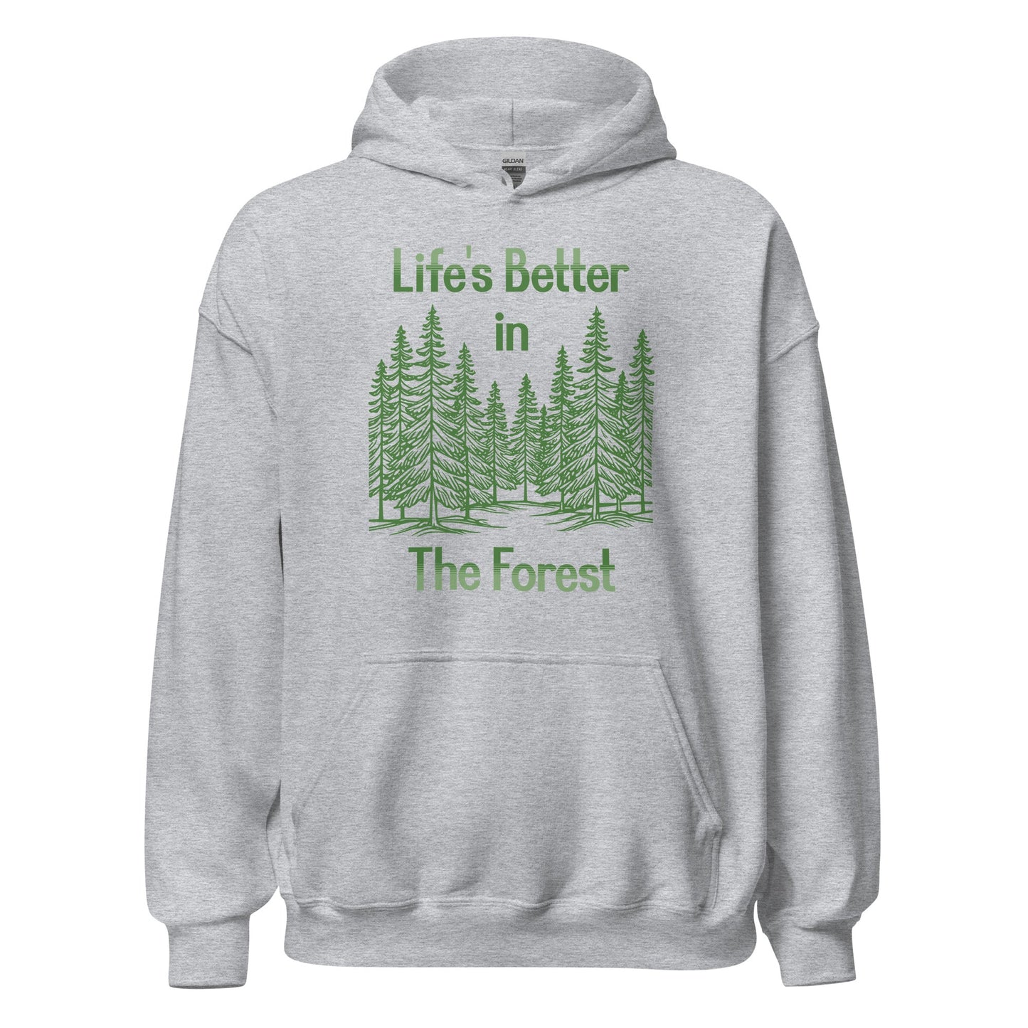 Life's Better In The Forest II Men's (Unisex) Hoodie - Hoodies - Discovery Co.