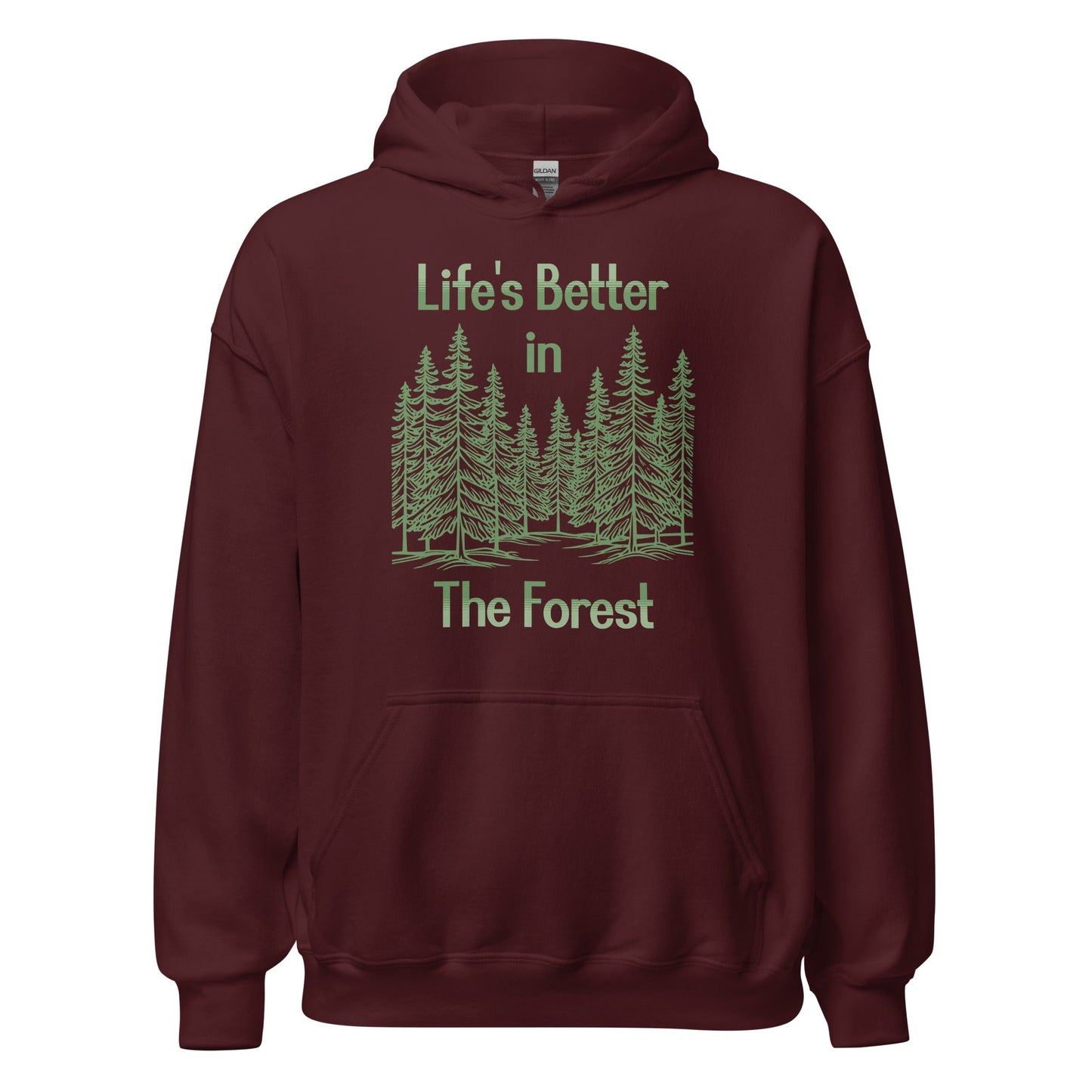 Life's Better In The Forest II Men's (Unisex) Hoodie - Hoodies - Discovery Co.