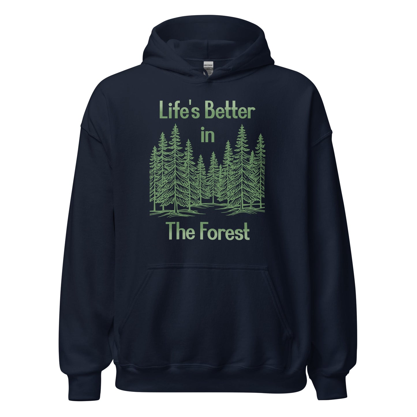 Life's Better In The Forest II Men's (Unisex) Hoodie - Hoodies - Discovery Co.