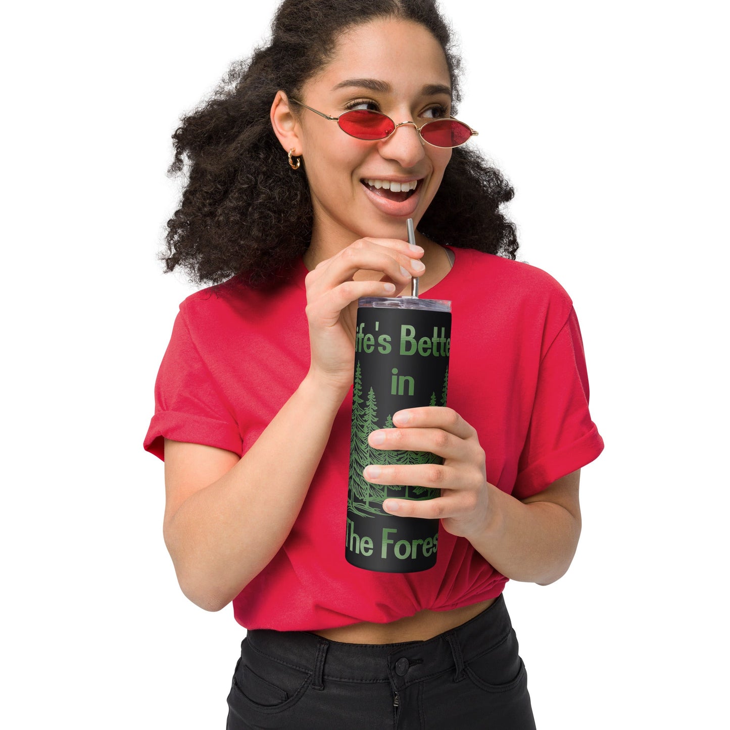 Life's Better In The Forest II Stainless Steel Tumbler - Steel Tumbler - Discovery Co.