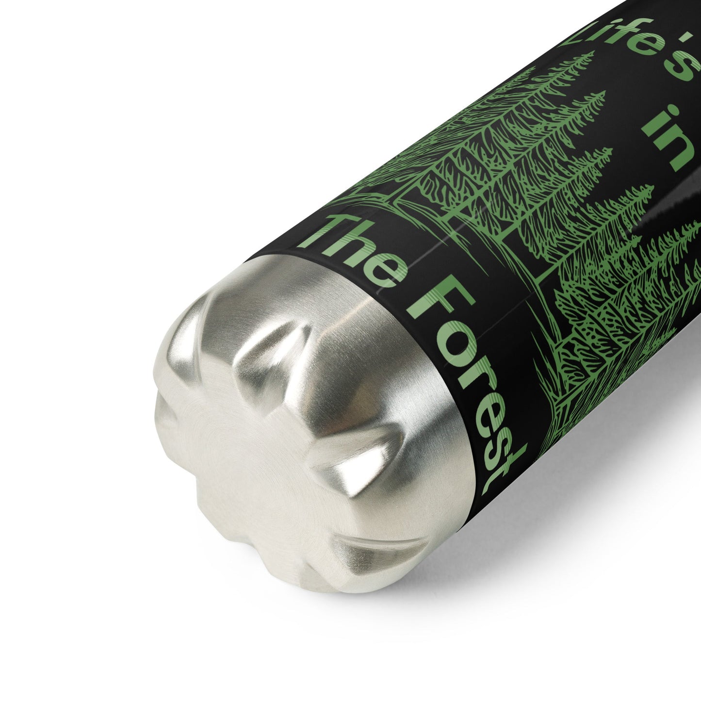 Life's Better In The Forest II Stainless Steel Water Bottle - Stainless Steel Water Bottle - Discovery Co.