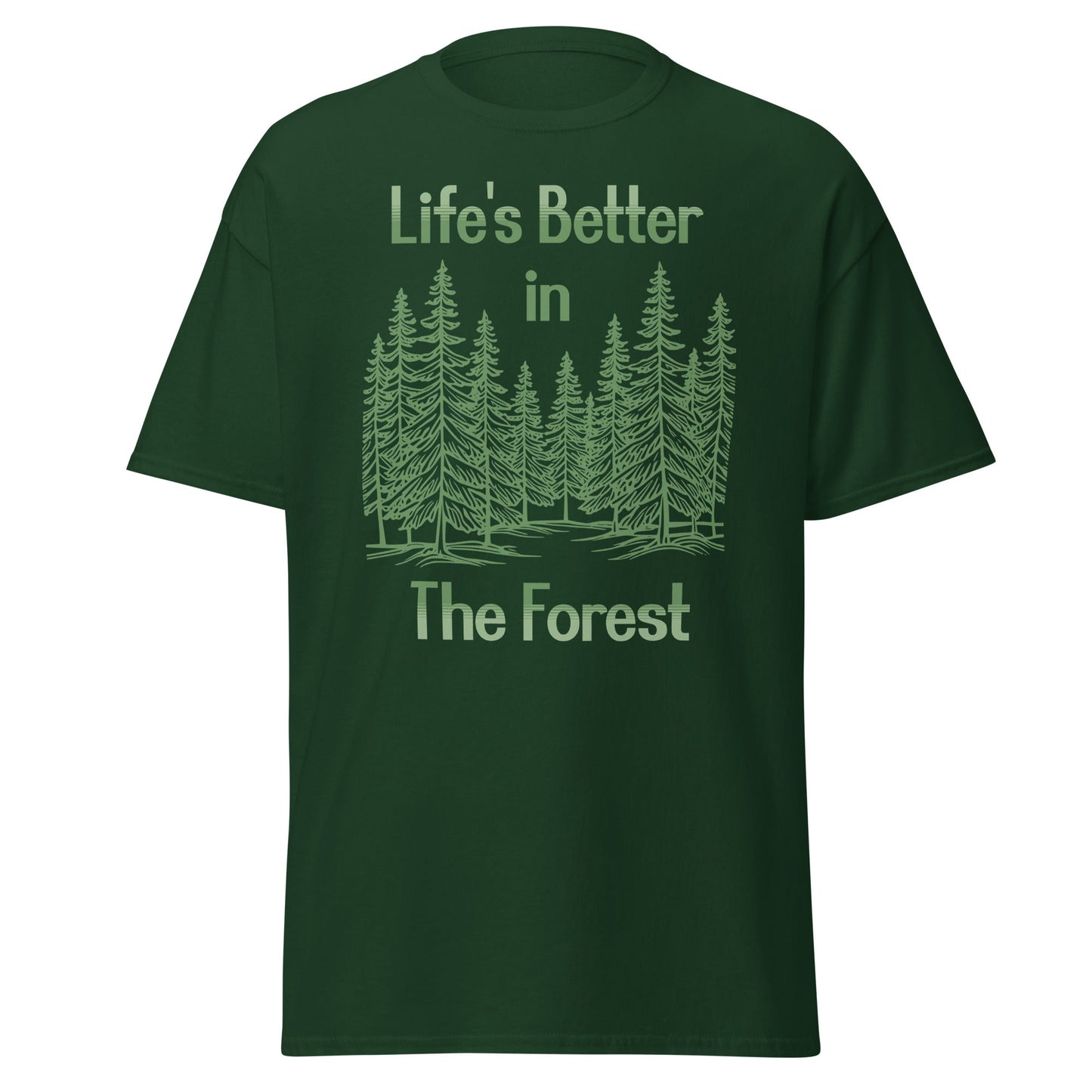 Life's Better In The Forest II Women's (Unisex) Classic Tee - Women's Shirts - Discovery Co.