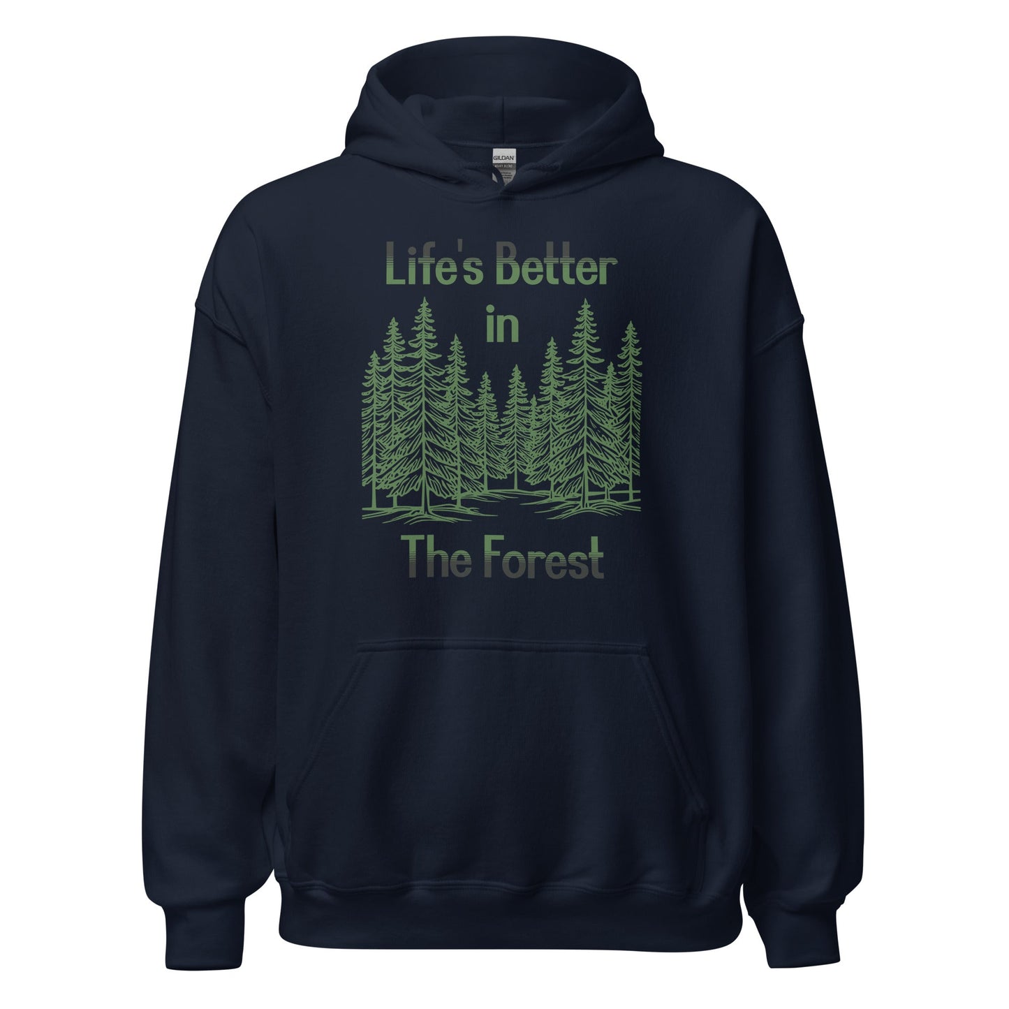 Life's Better In The Forest Men's (Unisex) Hoodie - Hoodies - Discovery Co.