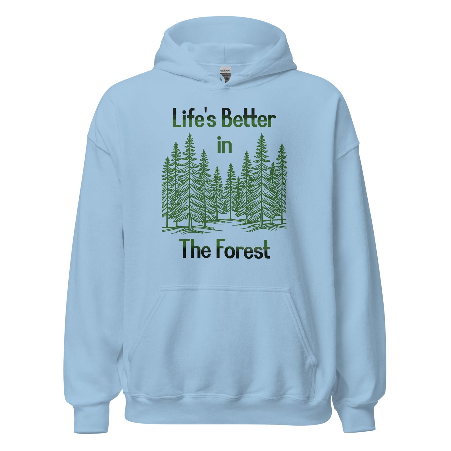 Life's Better In The Forest Men's (Unisex) Hoodie - Hoodies - Discovery Co.