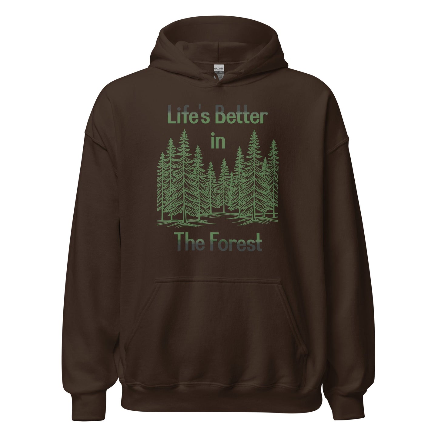 Life's Better In The Forest Men's (Unisex) Hoodie - Hoodies - Discovery Co.