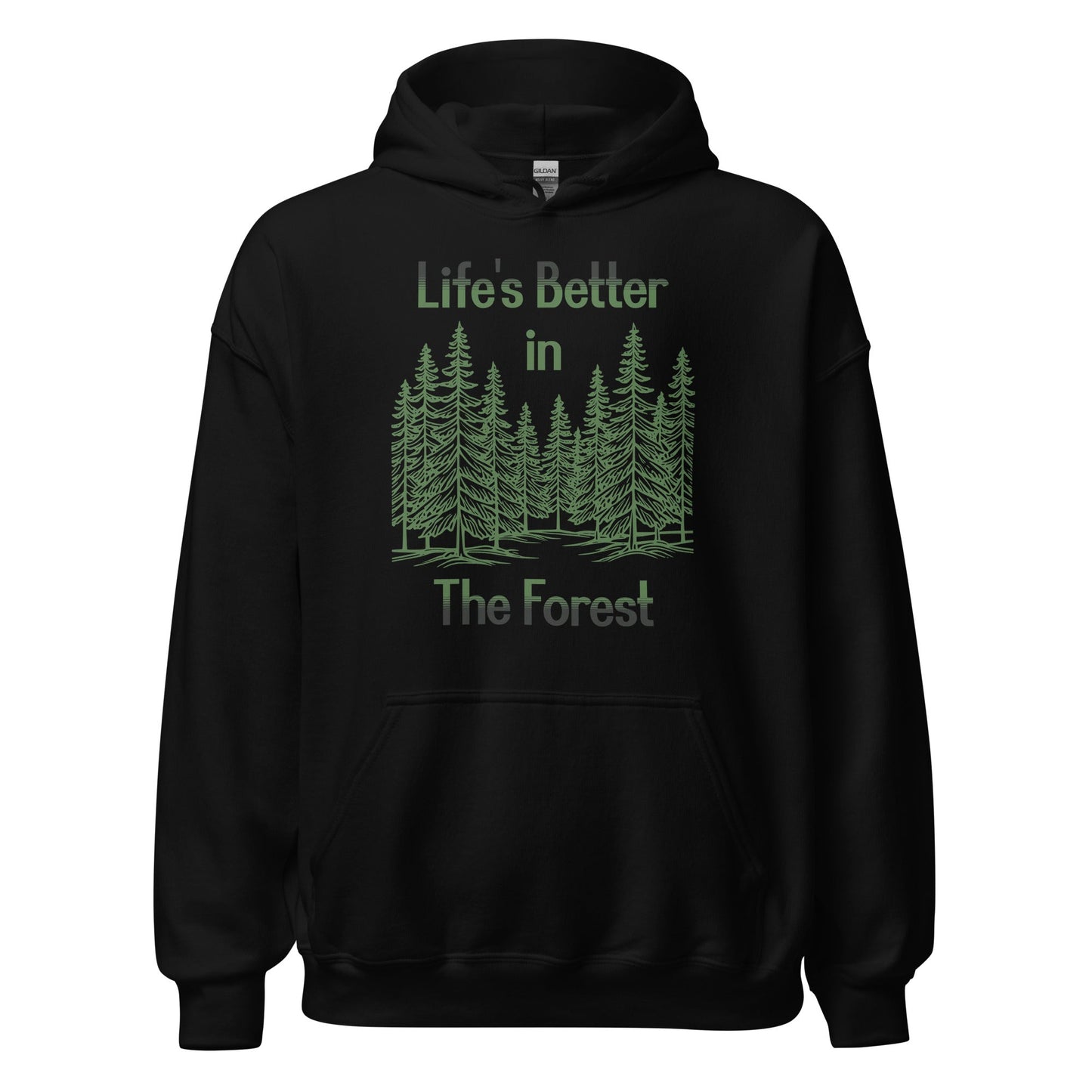 Life's Better In The Forest Men's (Unisex) Hoodie - Hoodies - Discovery Co.