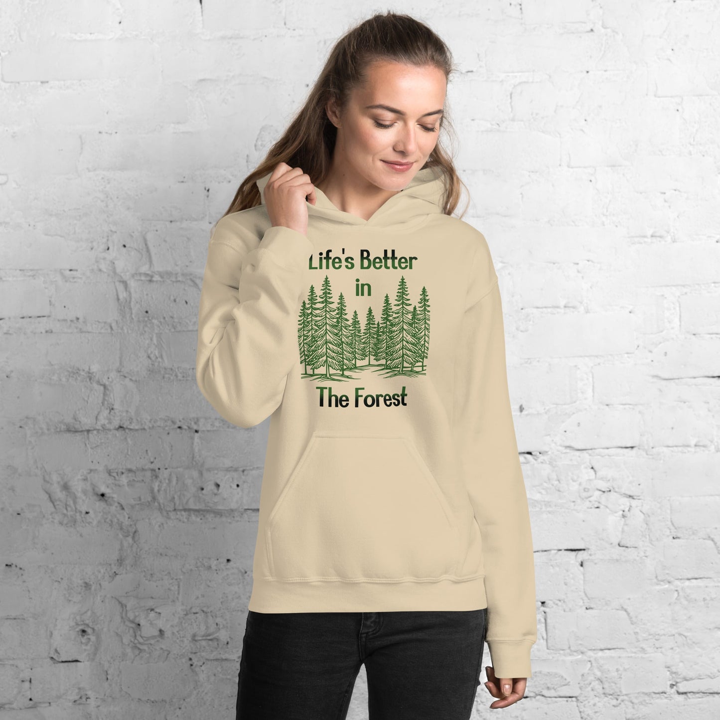 Life's Better In The Forest Women's (Unisex) Hoodie - Hoodies - Discovery Co.