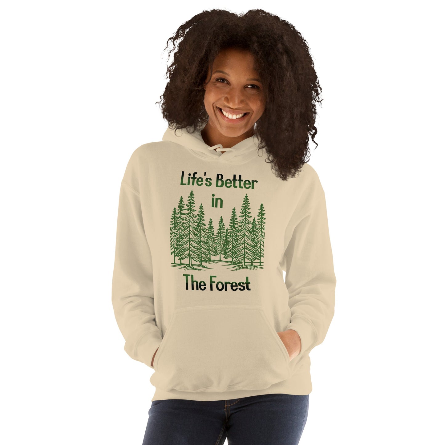Life's Better In The Forest Women's (Unisex) Hoodie - Hoodies - Discovery Co.
