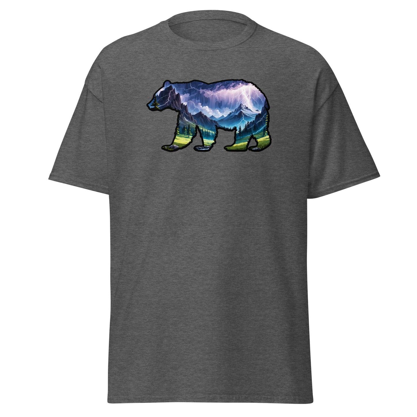 Lightning In The Mountains Bear Men's (Unisex) Classic Tee - Men's Shirts - Discovery Co.