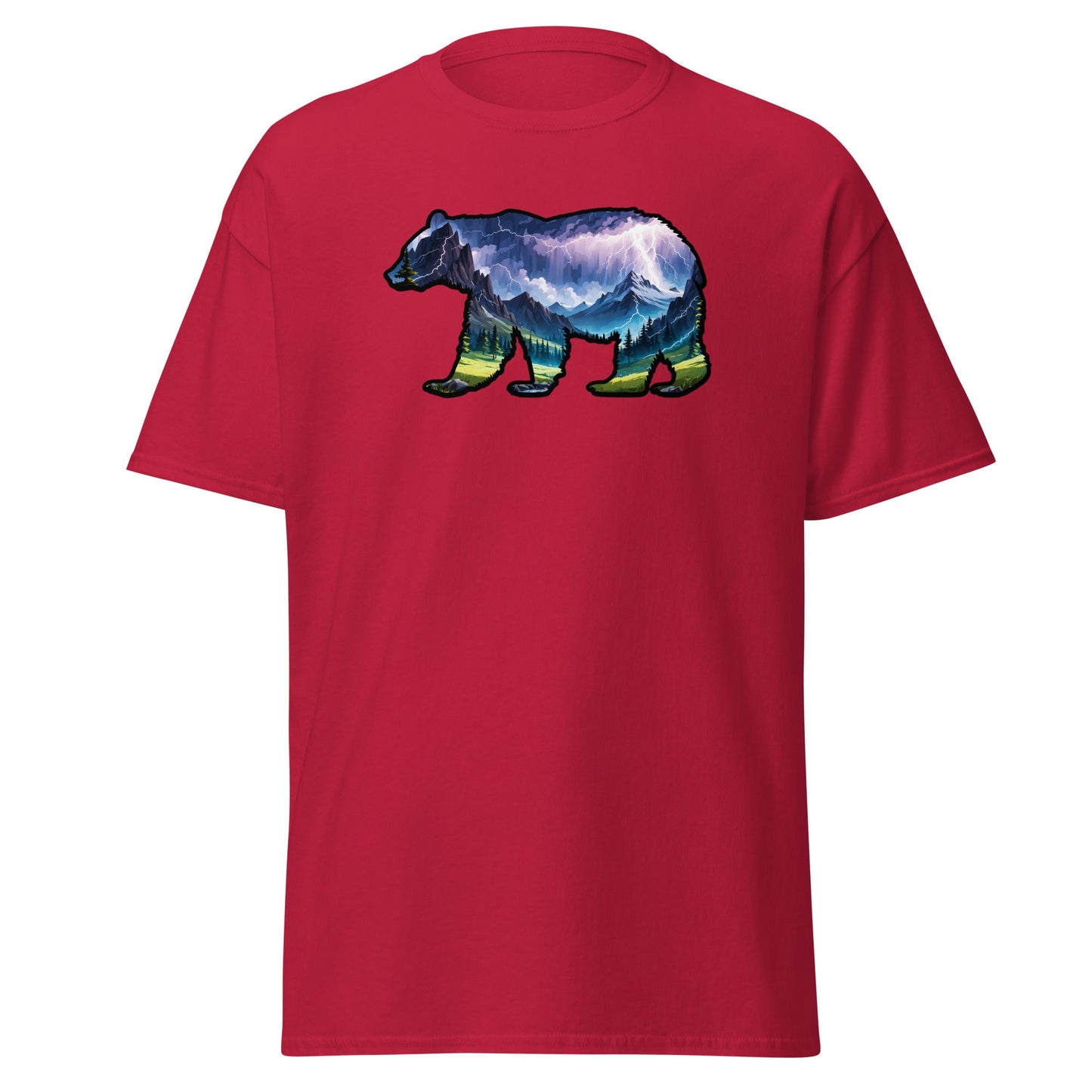 Lightning In The Mountains Bear Women's (Unisex) Classic Tee - Women's Shirts - Discovery Co.