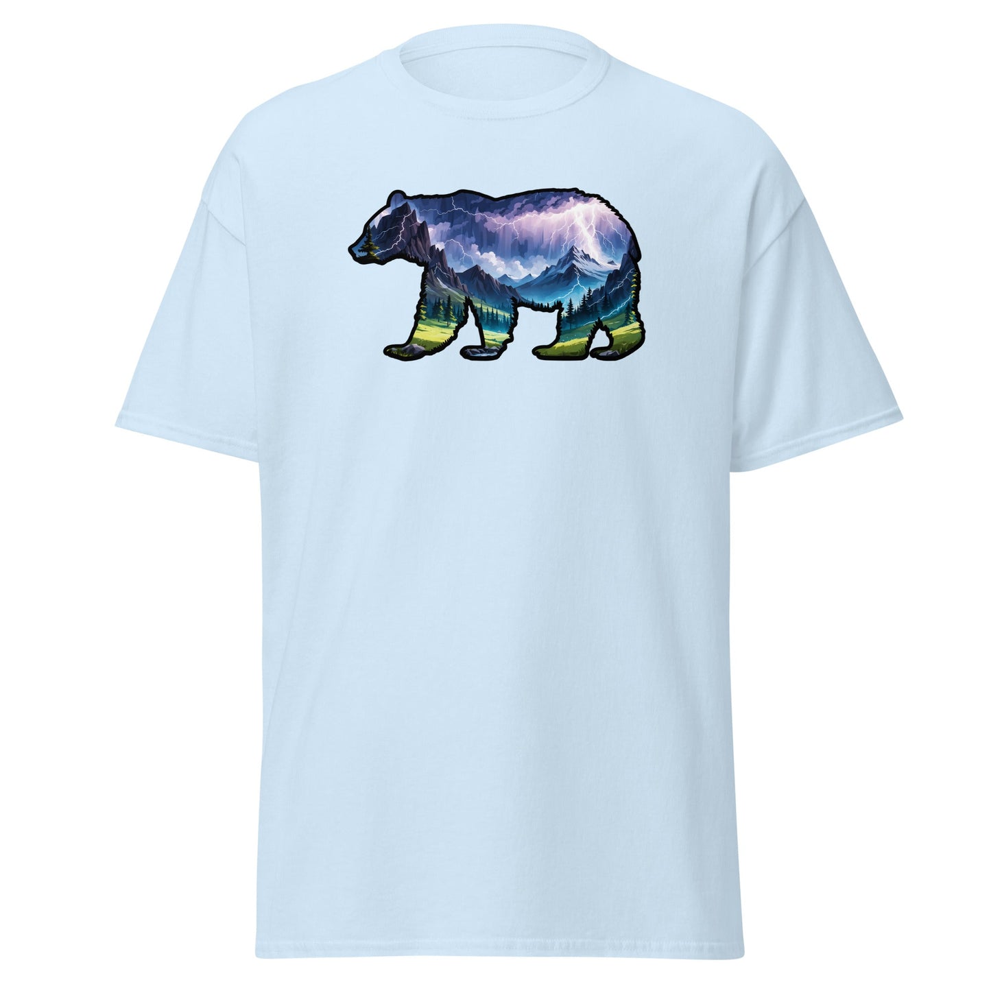 Lightning In The Mountains Bear Women's (Unisex) Classic Tee - Women's Shirts - Discovery Co.