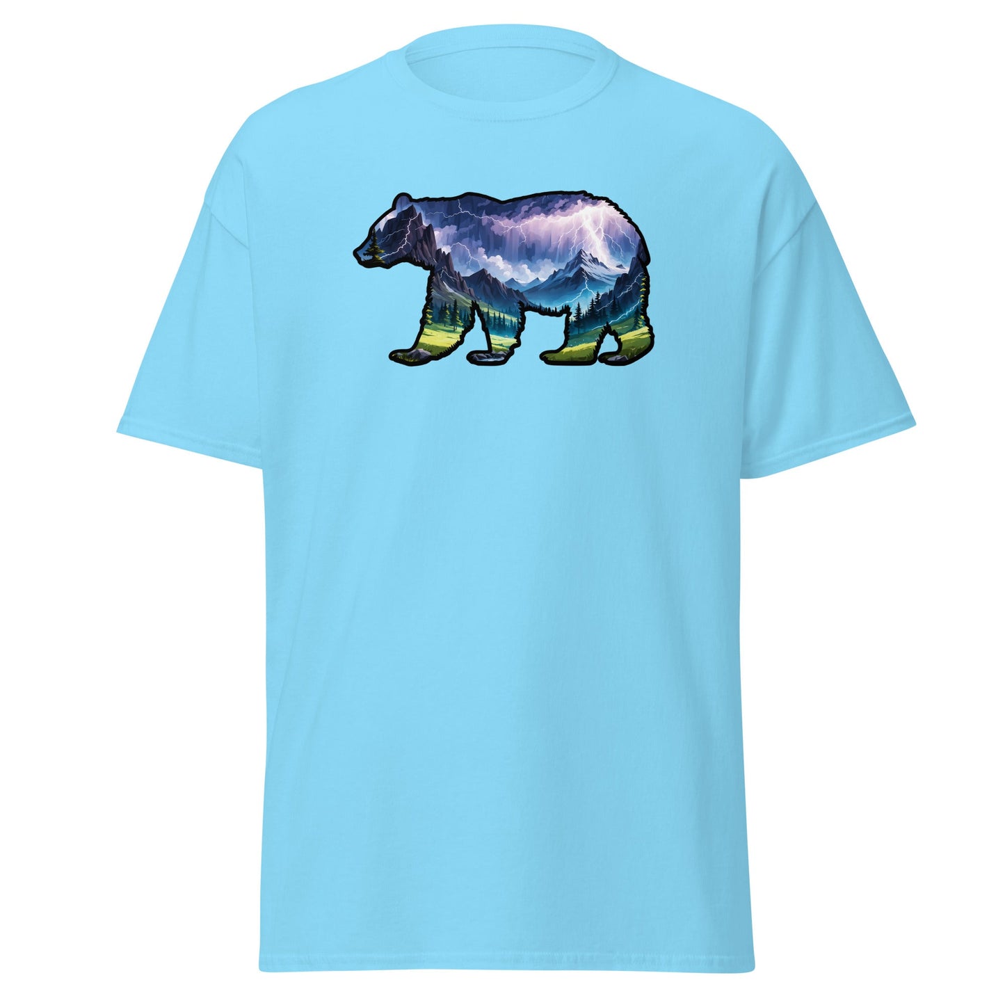 Lightning In The Mountains Bear Women's (Unisex) Classic Tee - Women's Shirts - Discovery Co.