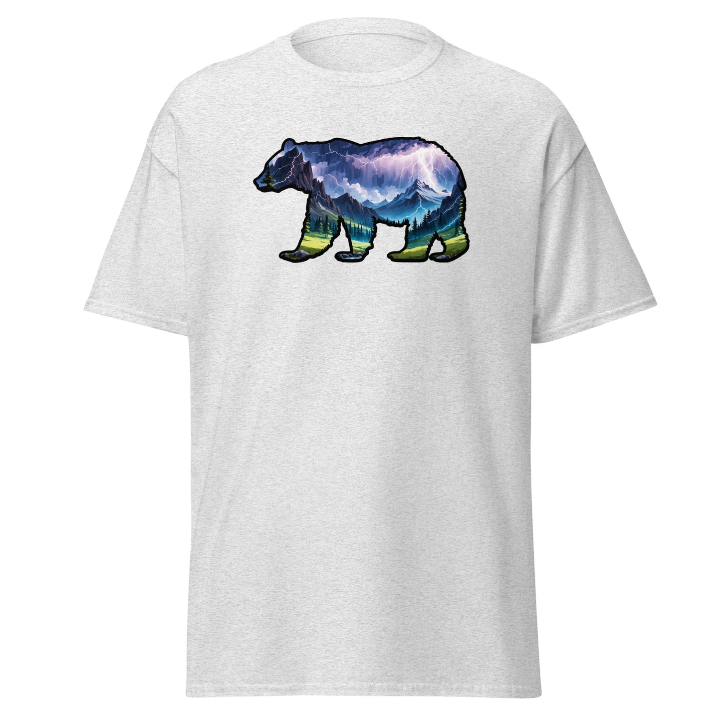 Lightning In The Mountains Bear Women's (Unisex) Classic Tee - Women's Shirts - Discovery Co.