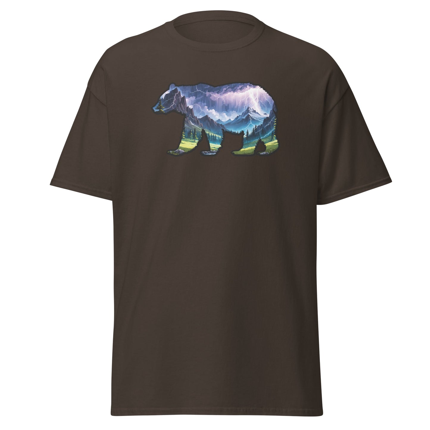 Lightning In The Mountains Bear Women's (Unisex) Classic Tee - Women's Shirts - Discovery Co.
