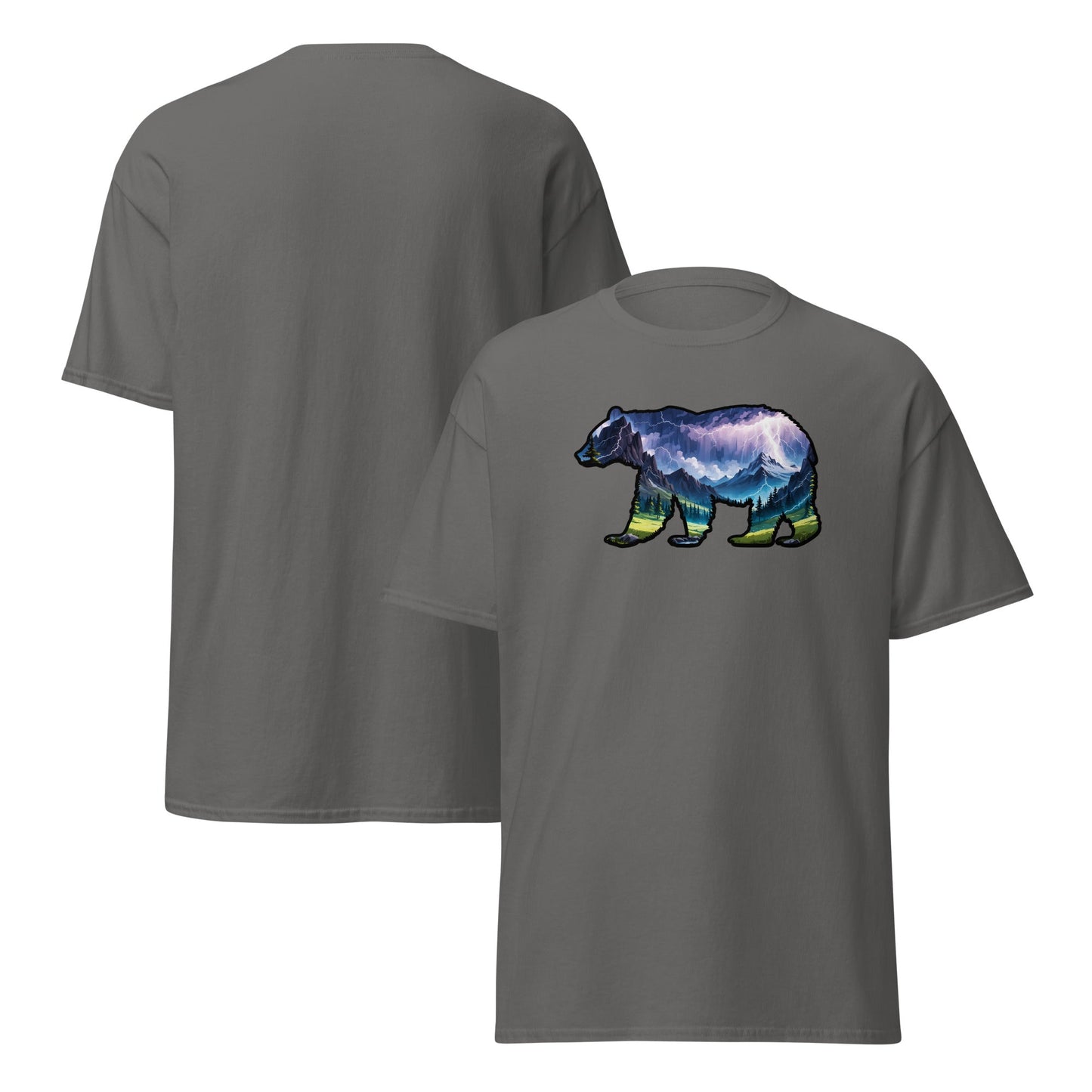 Lightning In The Mountains Bear Women's (Unisex) Classic Tee - Women's Shirts - Discovery Co.