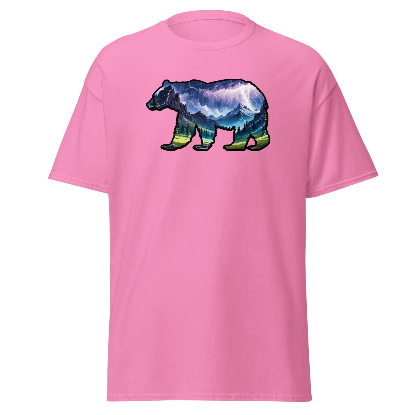 Lightning In The Mountains Bear Women's (Unisex) Classic Tee - Women's Shirts - Discovery Co.