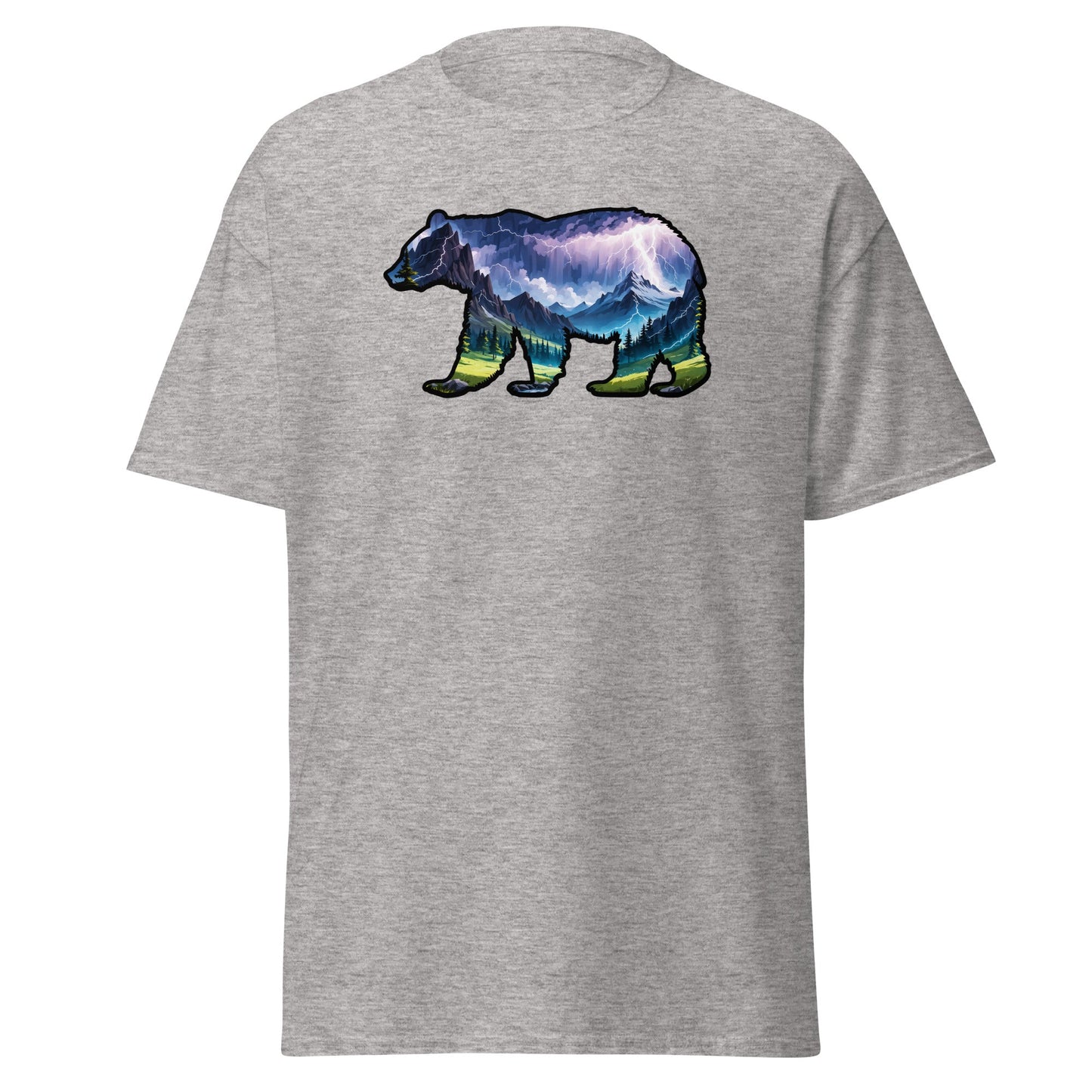 Lightning In The Mountains Bear Women's (Unisex) Classic Tee - Women's Shirts - Discovery Co.