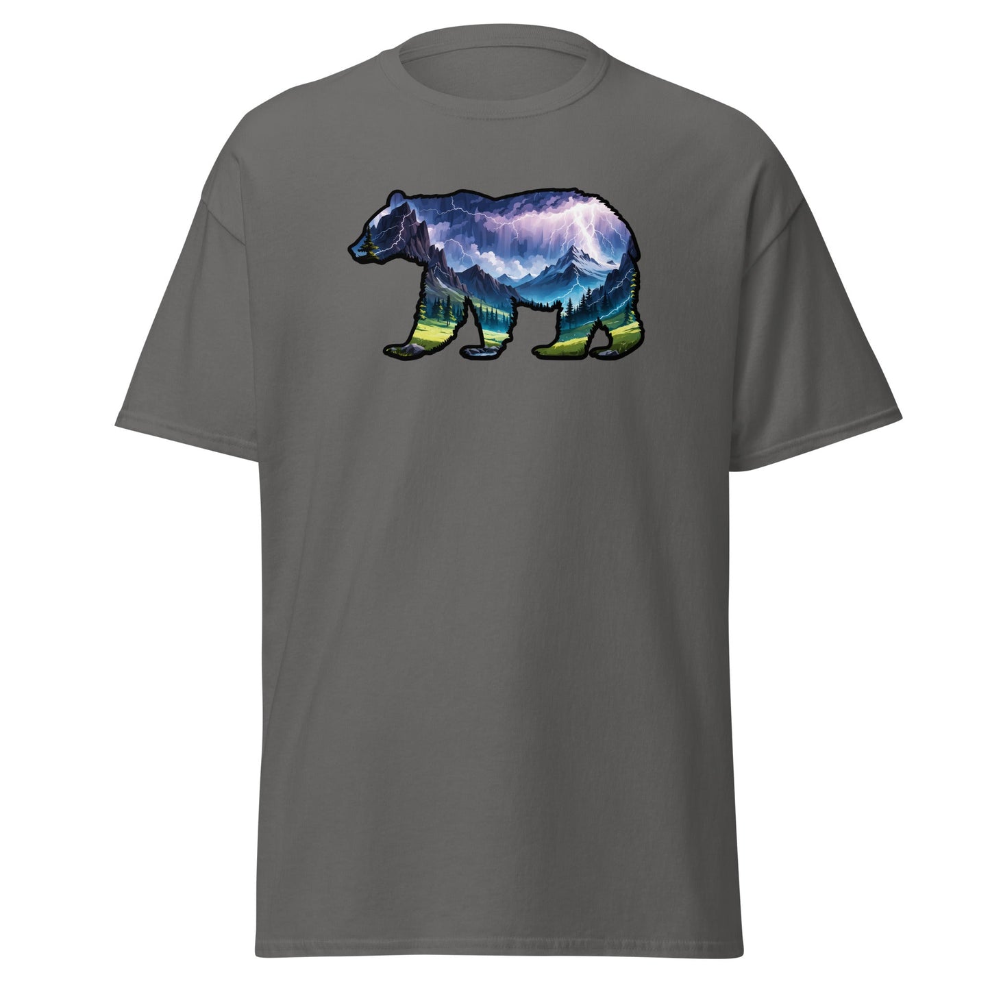 Lightning In The Mountains Bear Women's (Unisex) Classic Tee - Women's Shirts - Discovery Co.