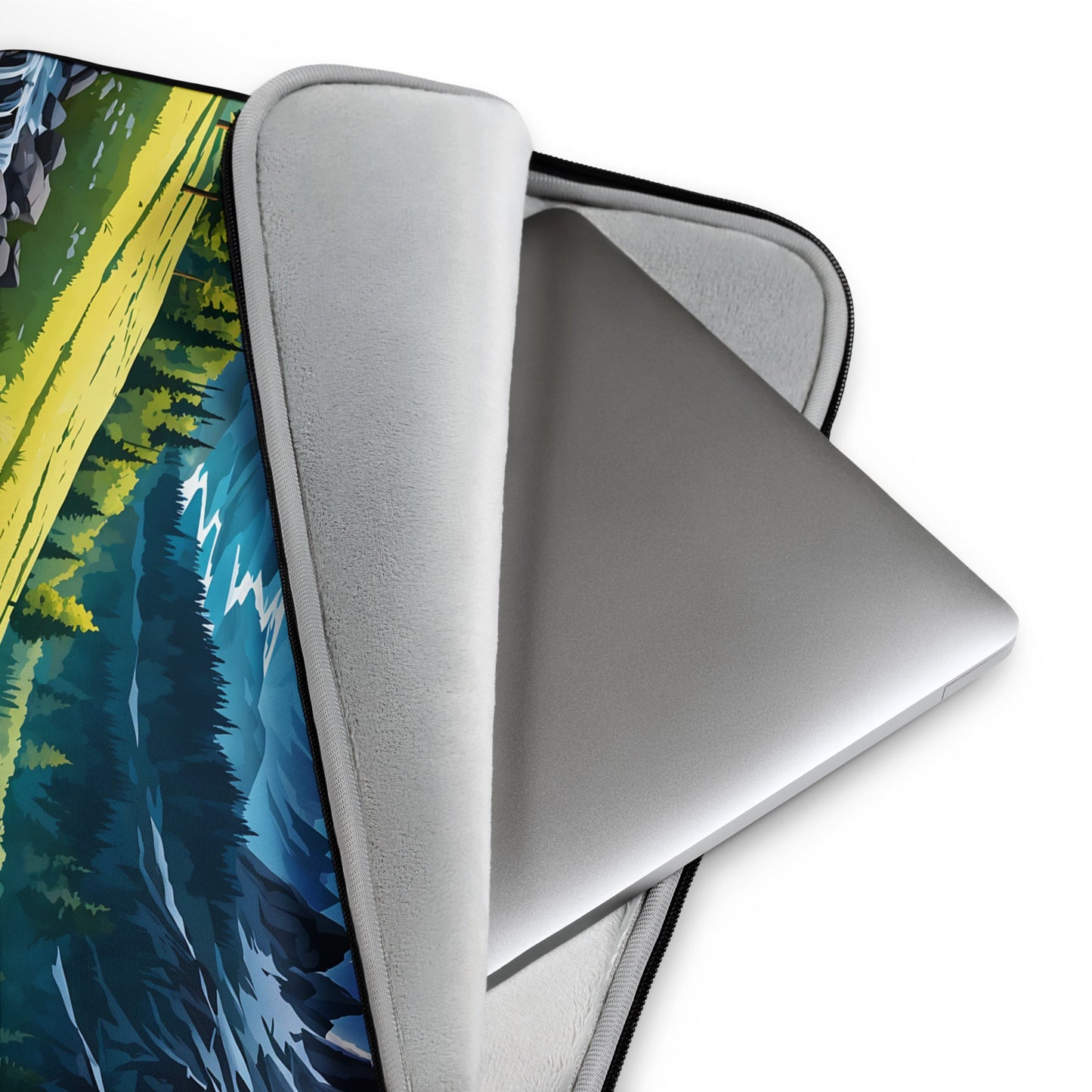 Lightning Over Mountains II Laptop Sleeve - Laptop Cases - Discovery Co.