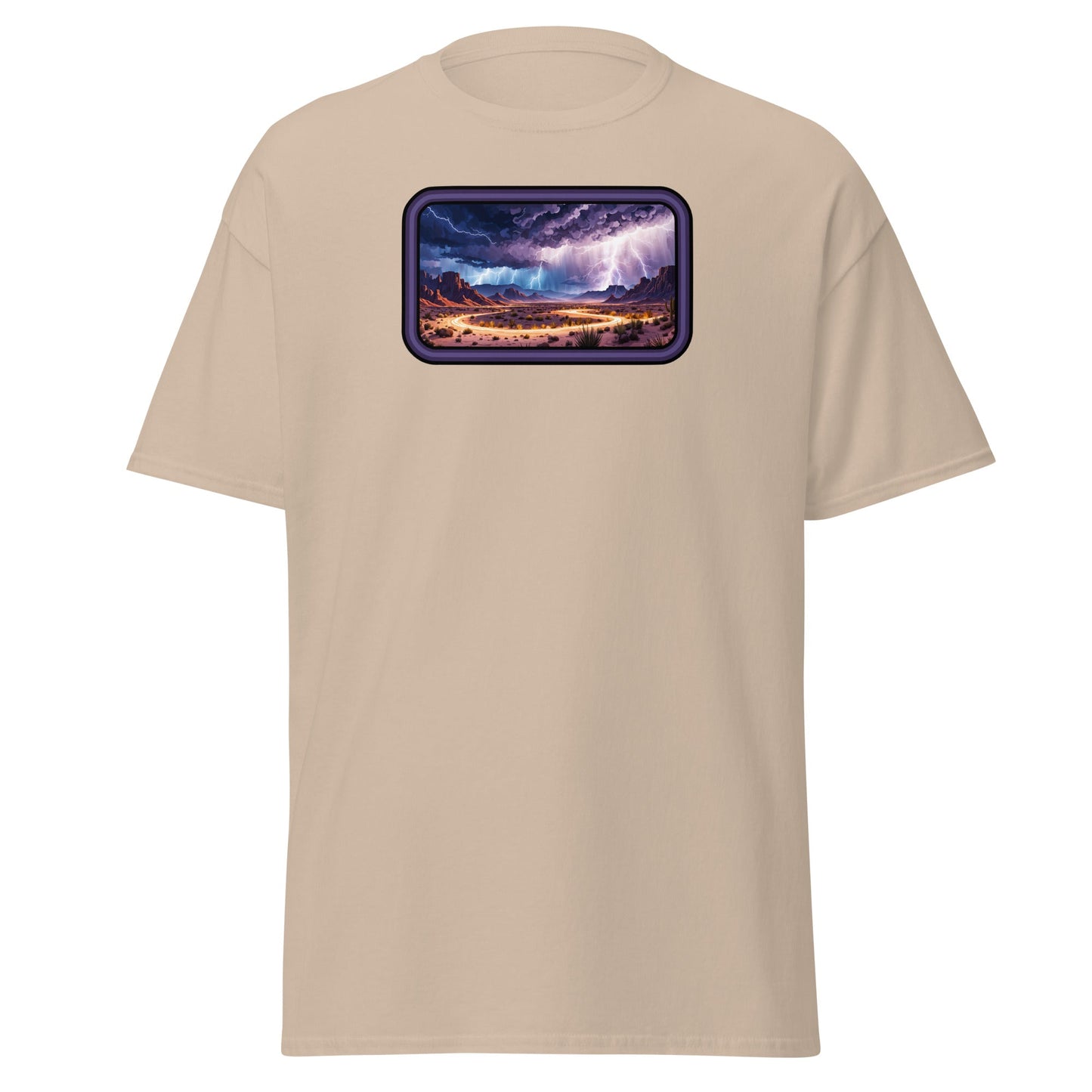 Lightning Over The Desert Men's (Unisex) Classic Tee - Men's Shirts - Discovery Co.
