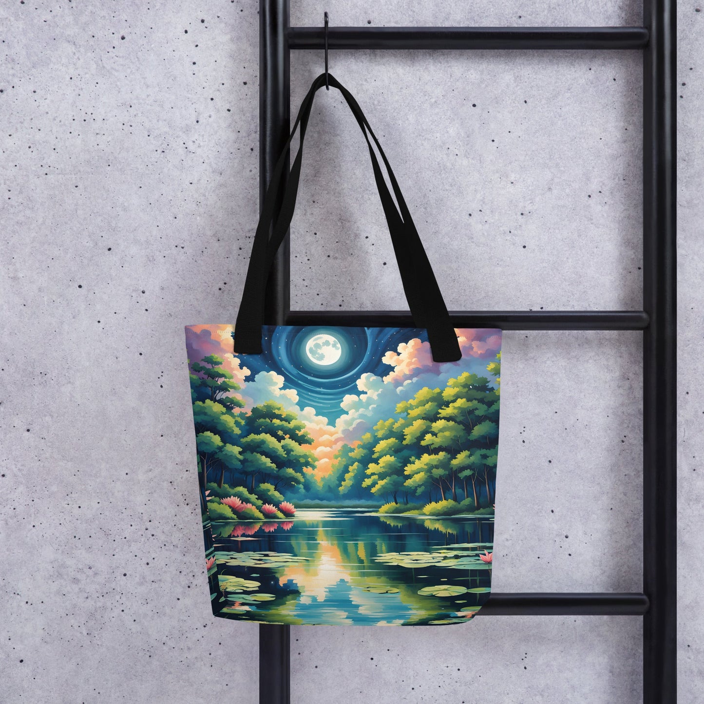 Lily Pads On The Lake II Tote Bag - Tote Bags - Discovery Co.