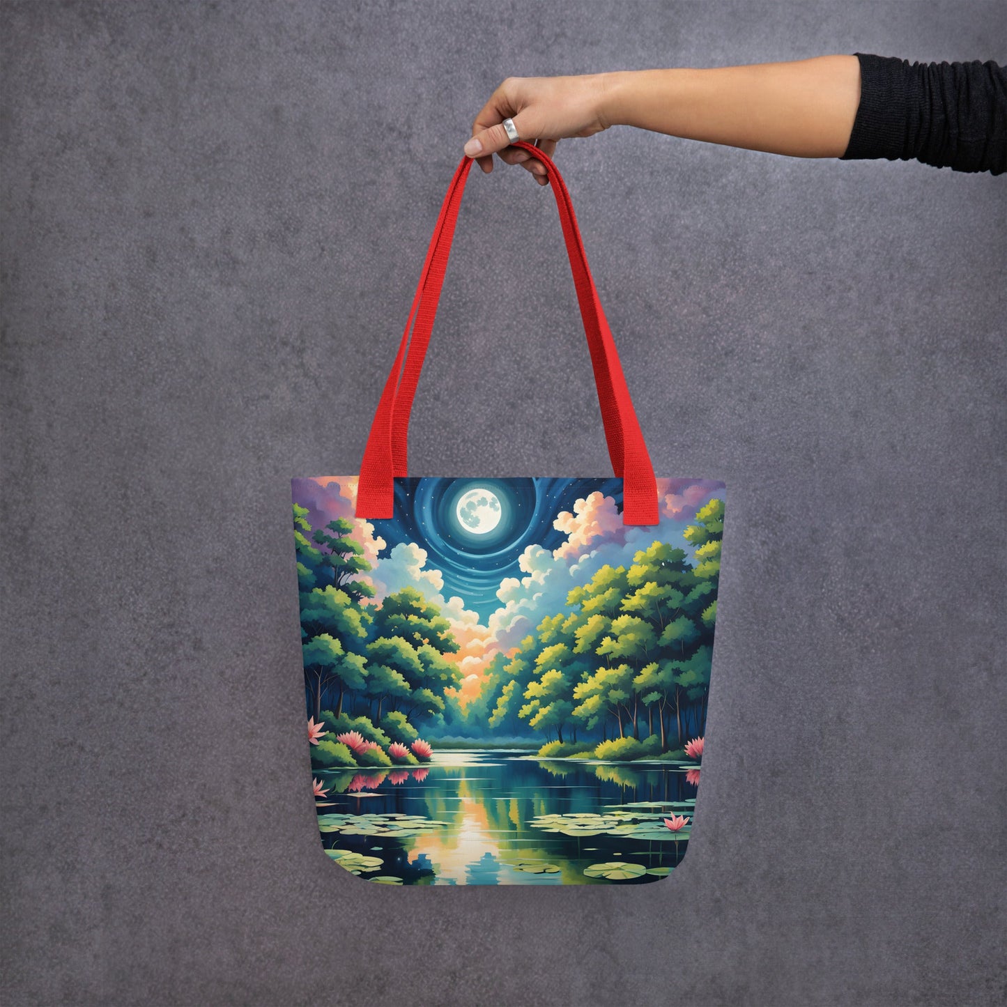 Lily Pads On The Lake II Tote Bag - Tote Bags - Discovery Co.