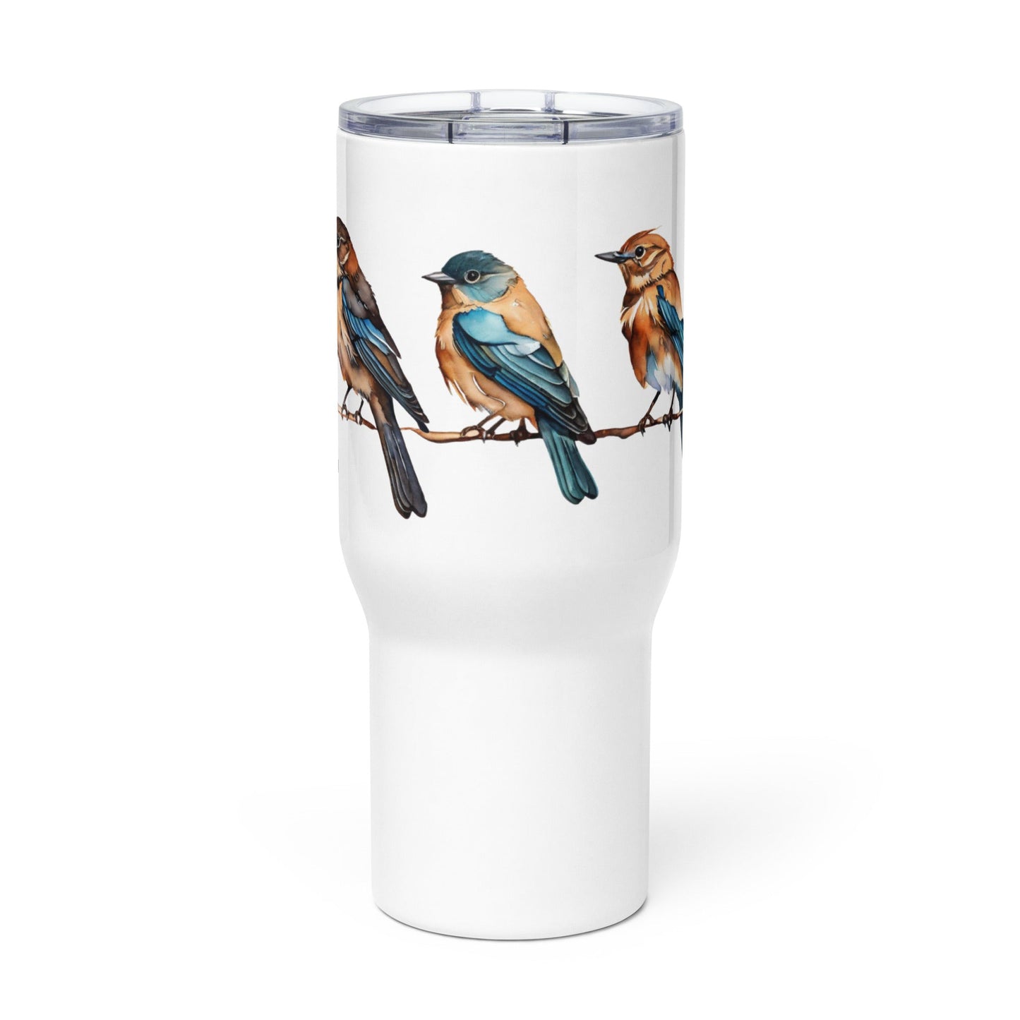 Line of Birds Watercolor Art Stainless Steel Travel Mug - Travel Mug - Discovery Co.