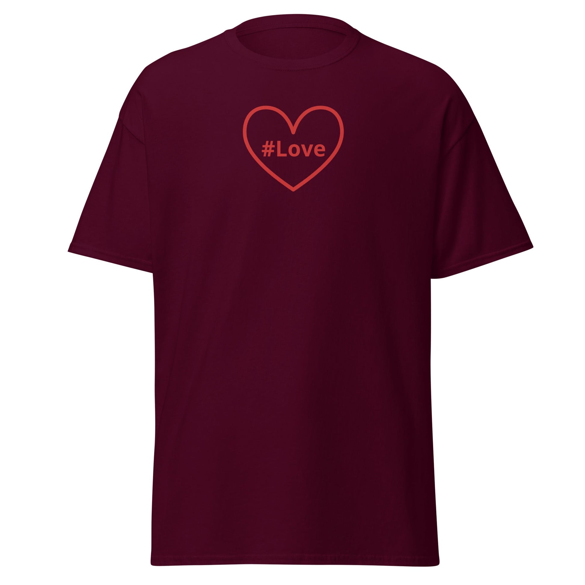 #Love Red Heart Women's (Unisex) Classic Tee - Women's Shirts - Discovery Co.