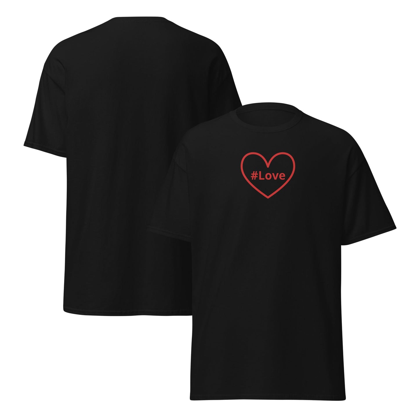 #Love Red Heart Women's (Unisex) Classic Tee - Women's Shirts - Discovery Co.