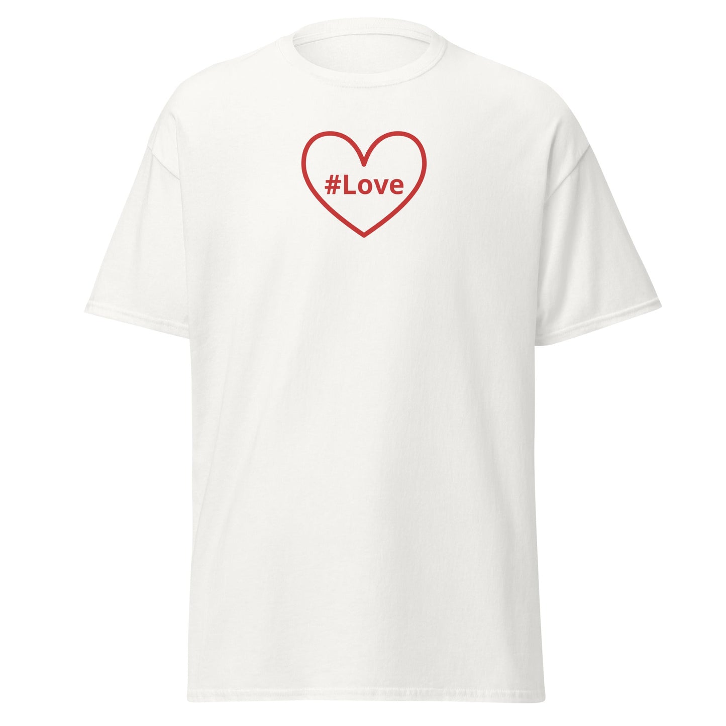 #Love Red Heart Women's (Unisex) Classic Tee - Women's Shirts - Discovery Co.