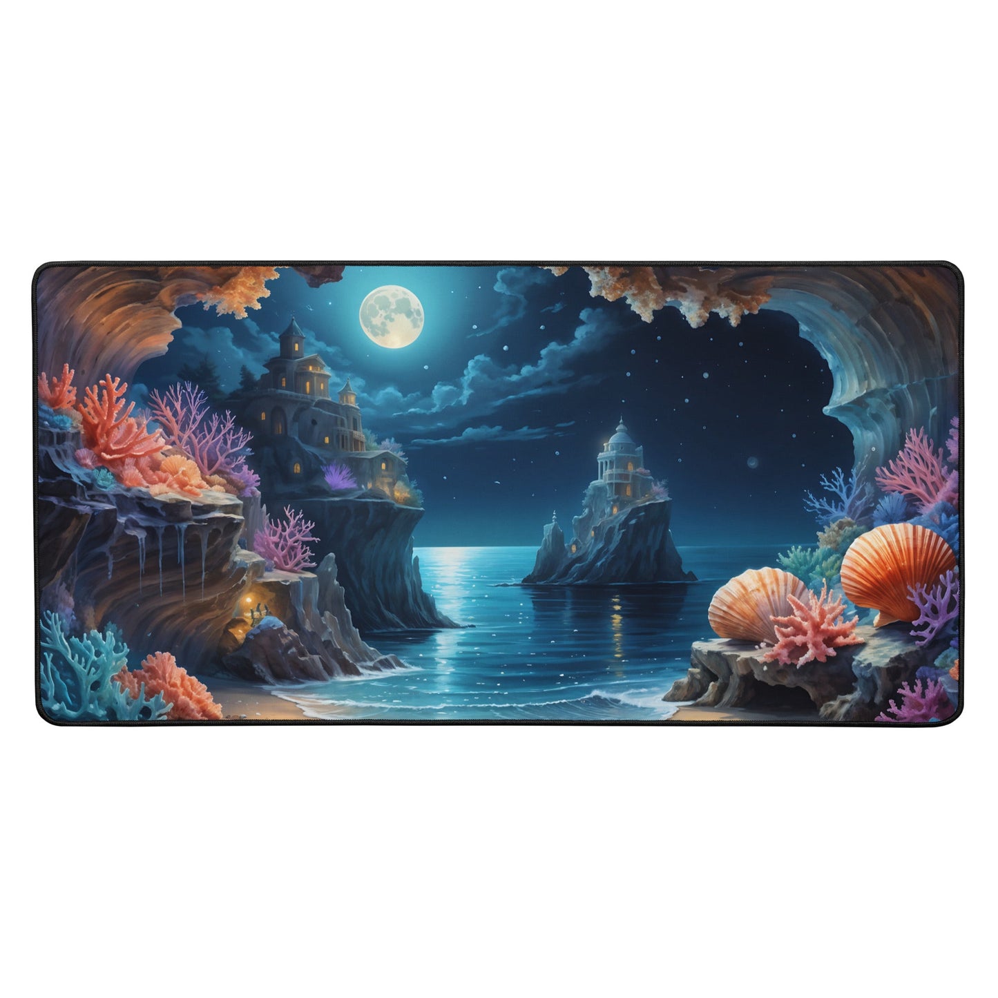 Majestic Beach Desk Mat - Mouse Pads - Discovery Co.