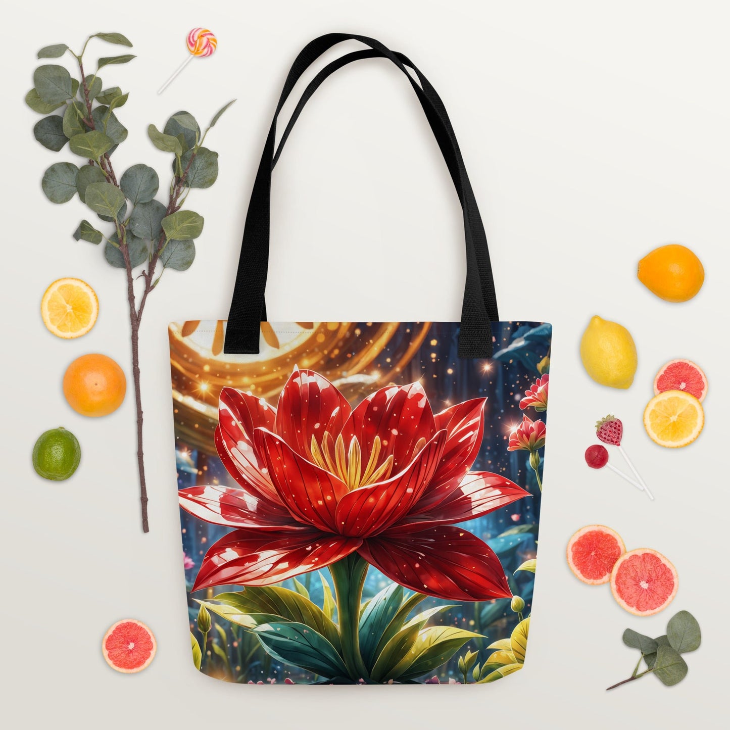 Majestic Flower Tote Bag - Tote Bags - Discovery Co.