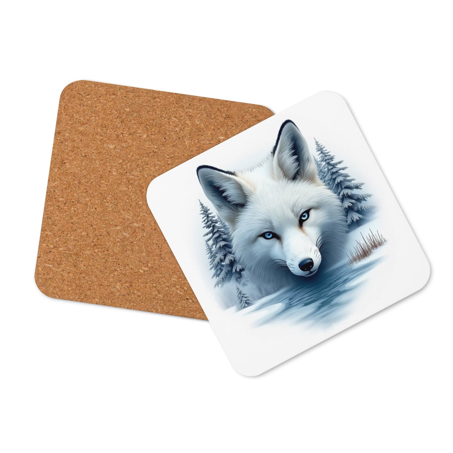 Majestic Fox Cork - Back Coaster - Coasters - Discovery Co.